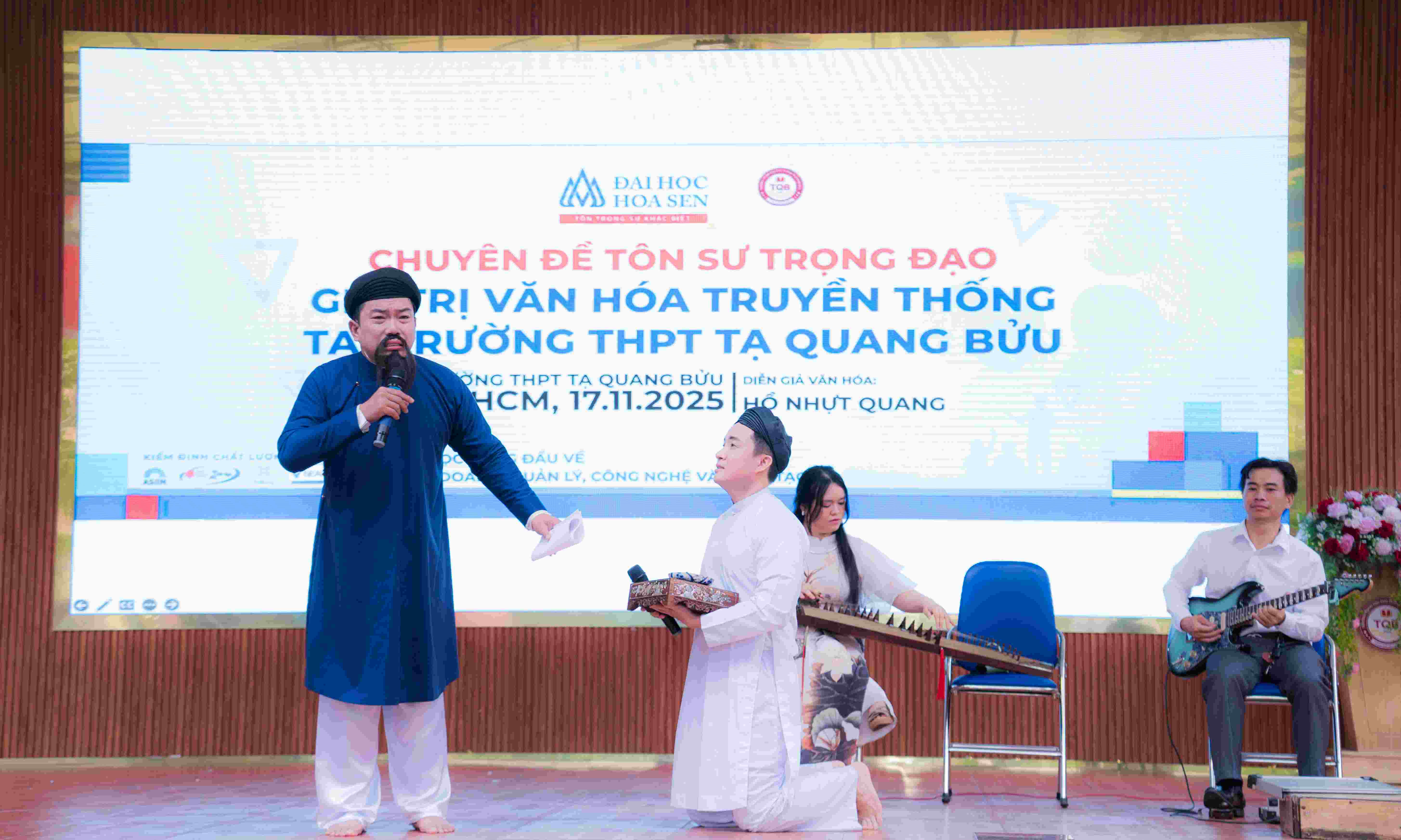 “Giữ Hồn Truyền Thống – Nuôi Dưỡng Tri Thức” tại THPT Tạ Quang Bửu