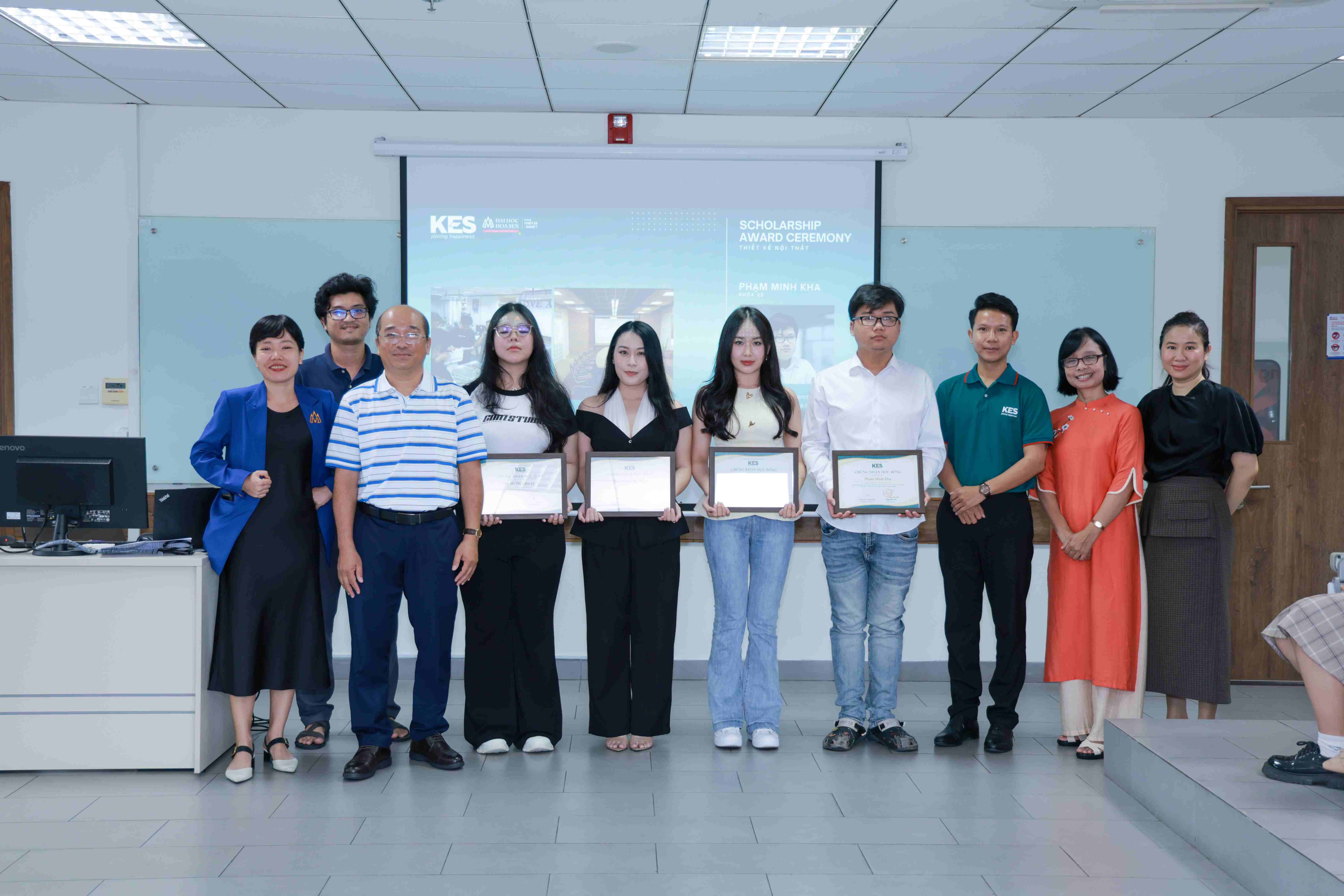 Sinh viên Thiết kế Nội thất HSU tỏa sáng cùng Học bổng KES Group 2025