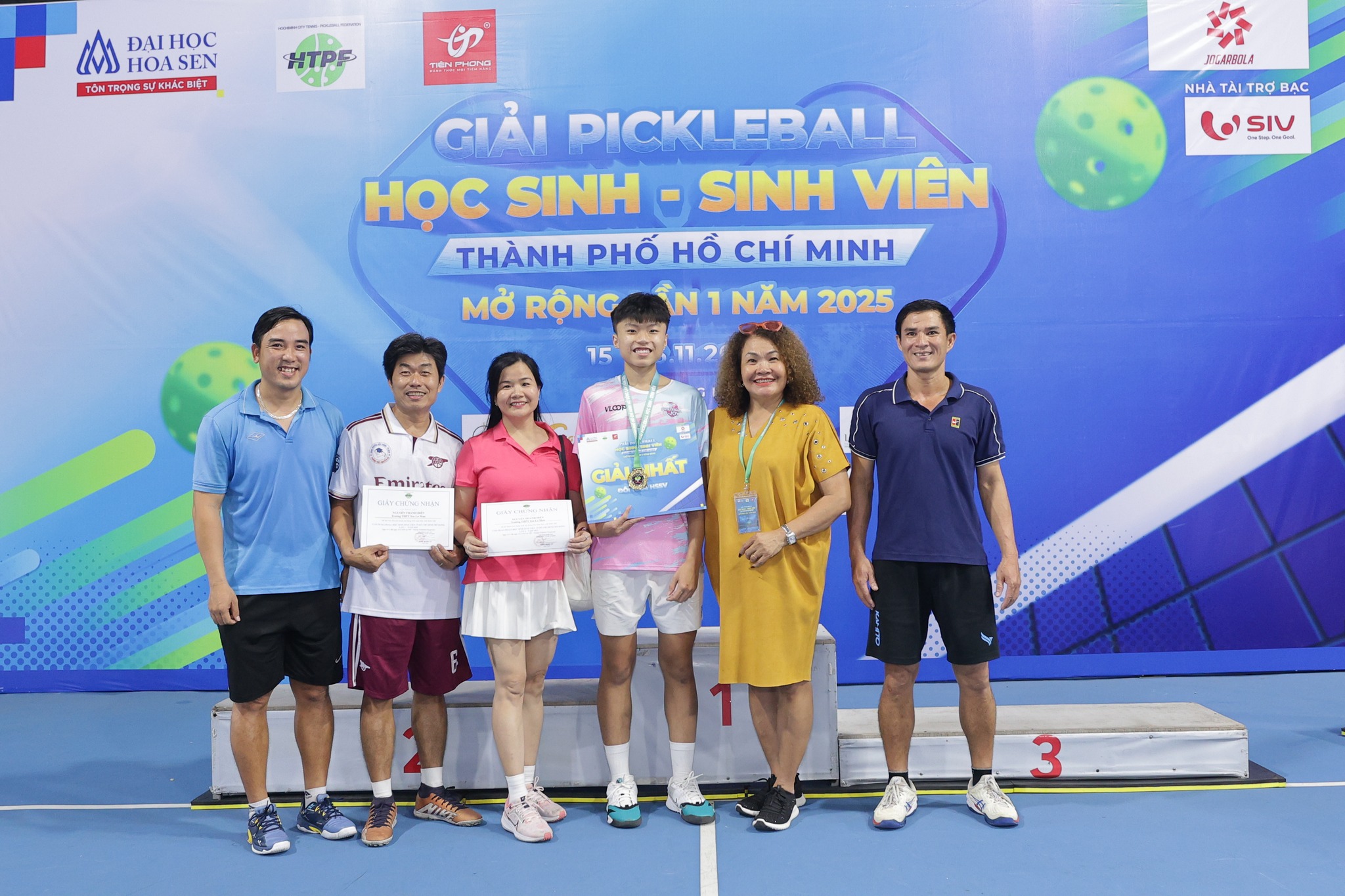Giải Pickleball Học sinh – Sinh viên TP.HCM: Hạ màn mùa giải đầu tiên, lan tỏa đam mê