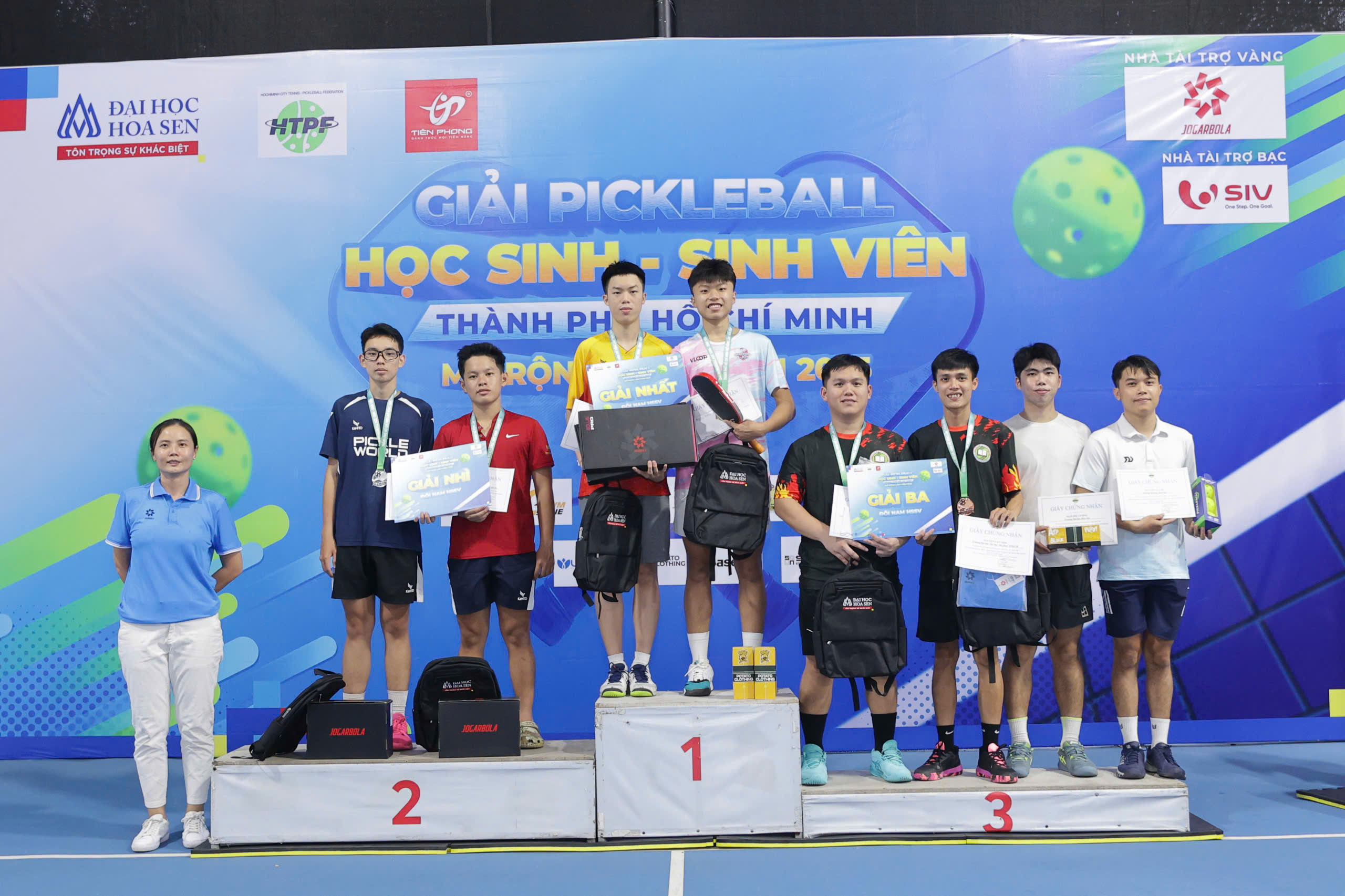 Giải Pickleball Học sinh – Sinh viên TP.HCM: Hạ màn mùa giải đầu tiên, lan tỏa đam mê