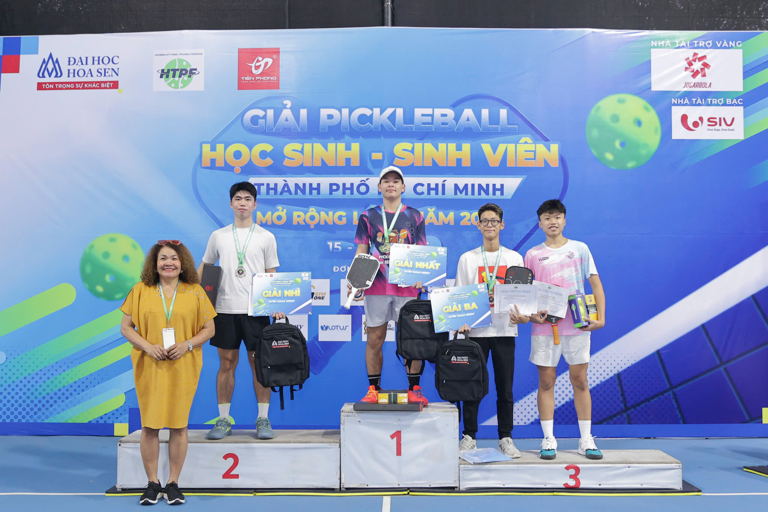 Giải Pickleball Học sinh – Sinh viên TP.HCM: Hạ màn mùa giải đầu tiên, lan tỏa đam mê