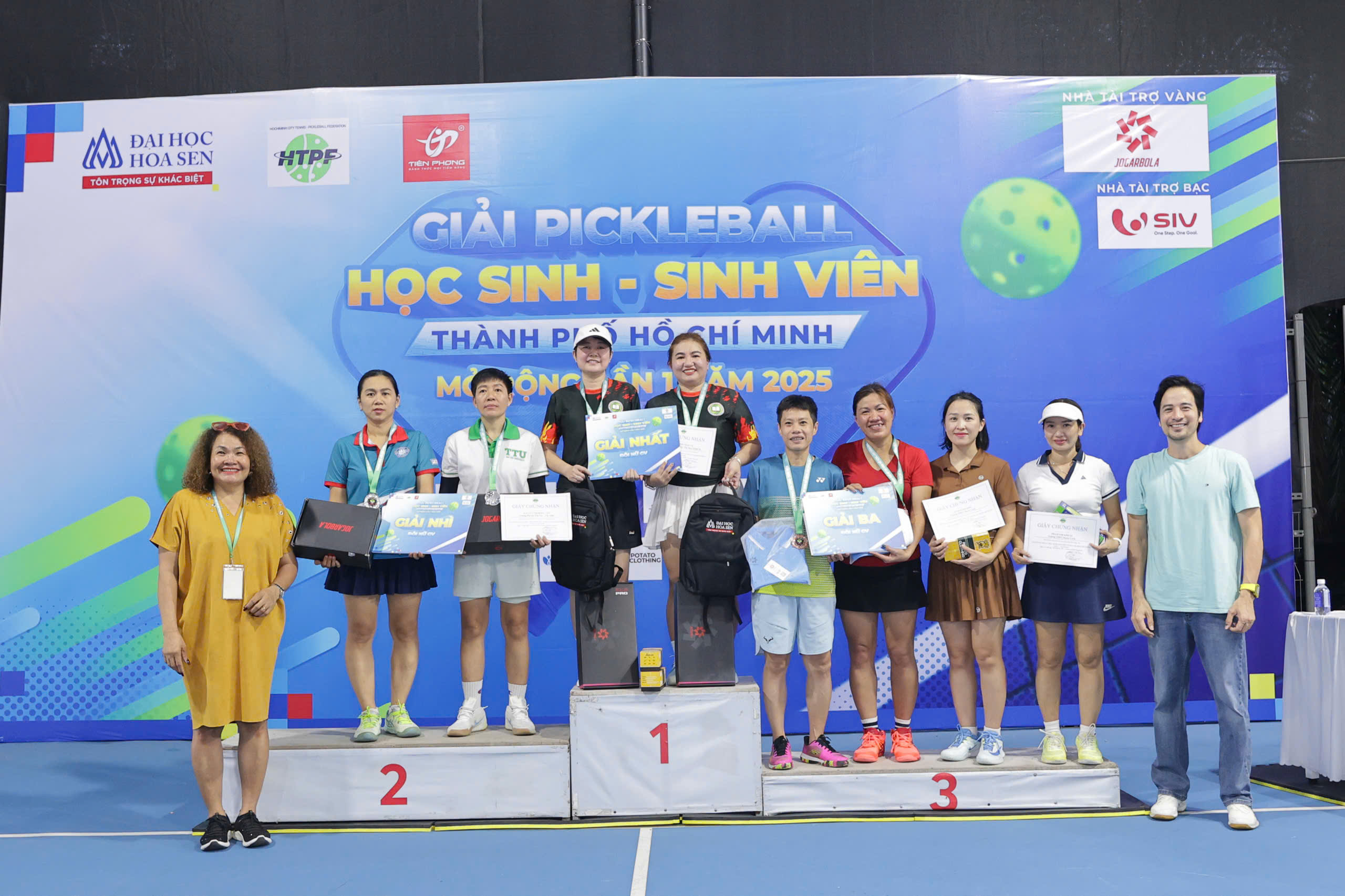 Giải Pickleball Học sinh – Sinh viên TP.HCM: Hạ màn mùa giải đầu tiên, lan tỏa đam mê