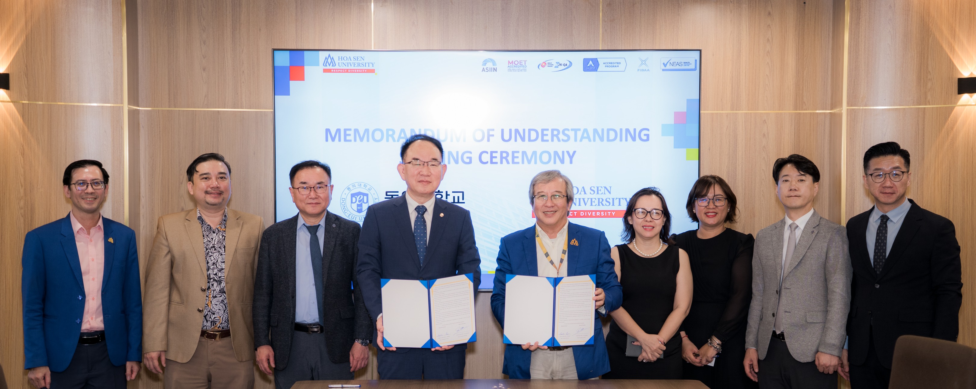 HSU và Đại học Dong-Eui ký kết MOU, đánh dấu bước tiến mới trong hợp tác giáo dục