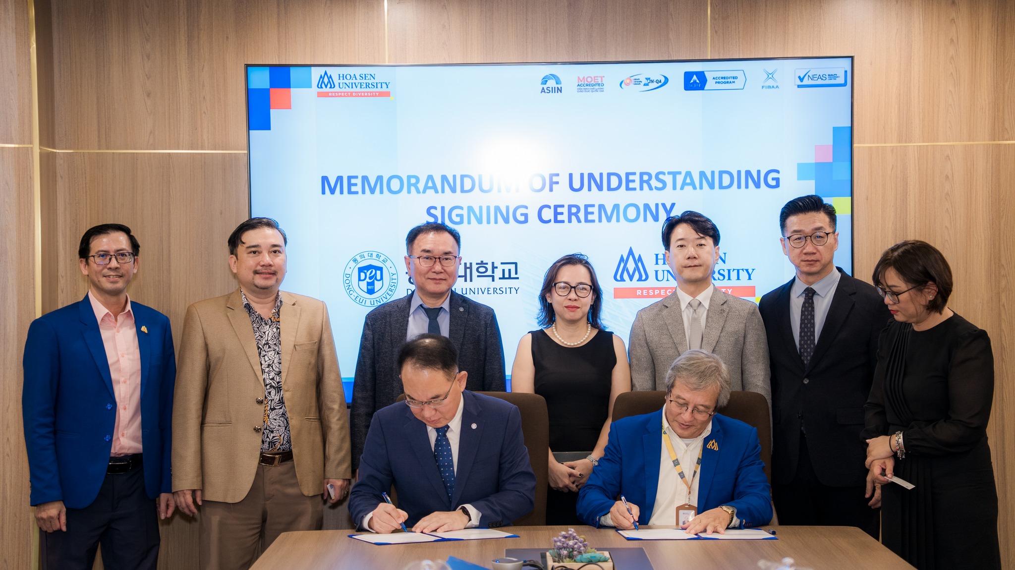 HSU và Đại học Dong-Eui ký kết MOU, đánh dấu bước tiến mới trong hợp tác giáo dục