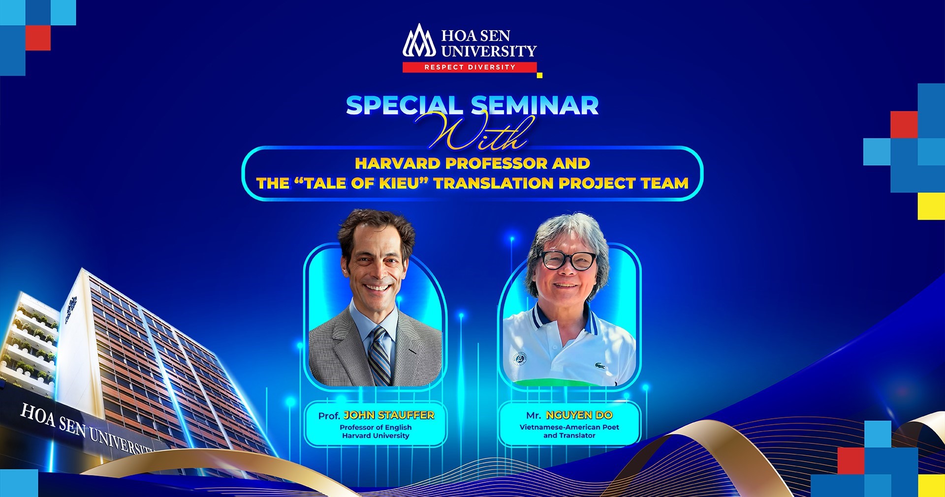 Gặp gỡ Giáo sư John Stauffer Harvard và Nhà thơ – Dịch giả Nguyễn Đỗ