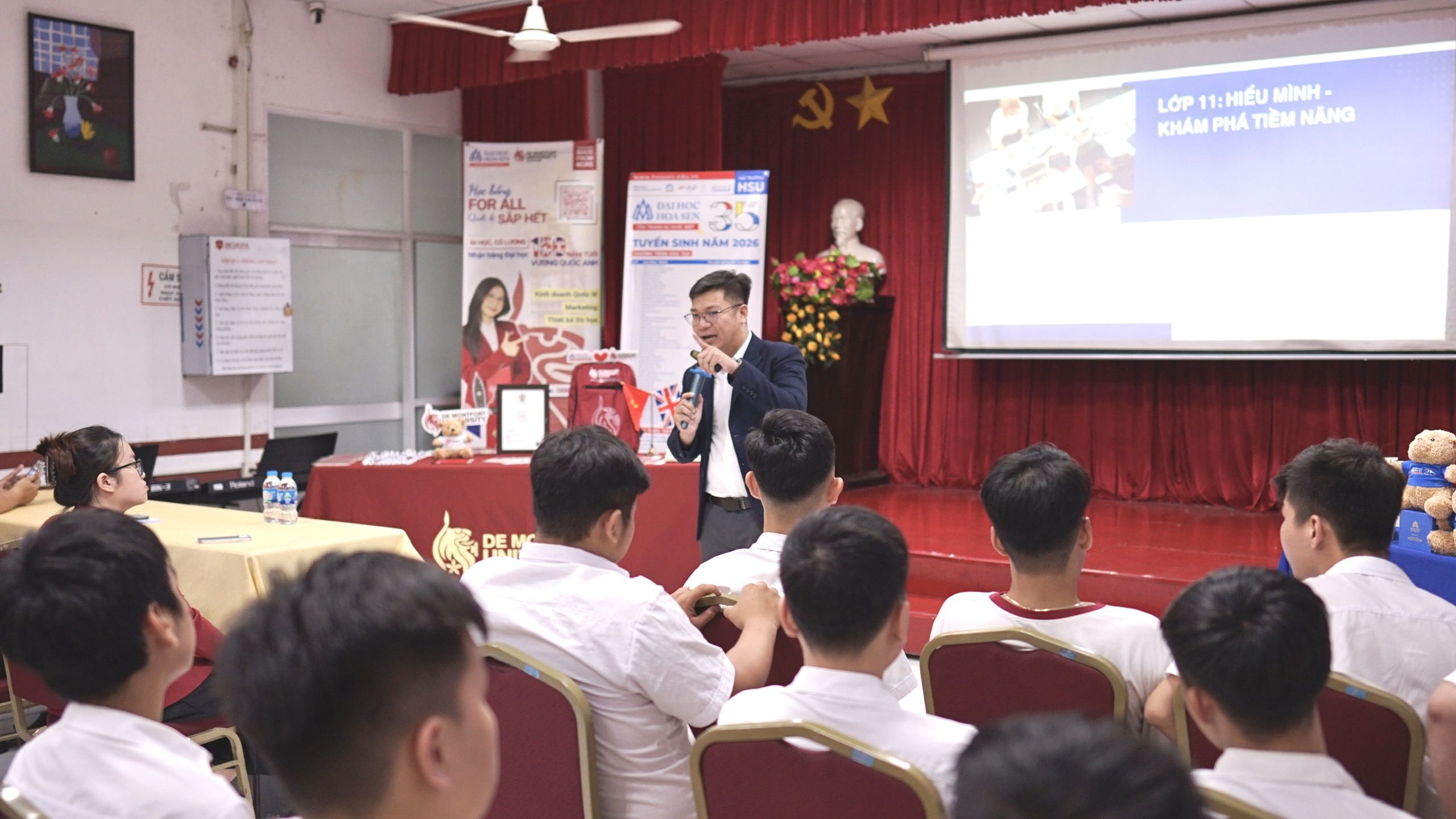 HSU hướng nghiệp tại iSchool Long An: Giải mã lựa chọn nghề nghiệp trong kỷ nguyên 4.0