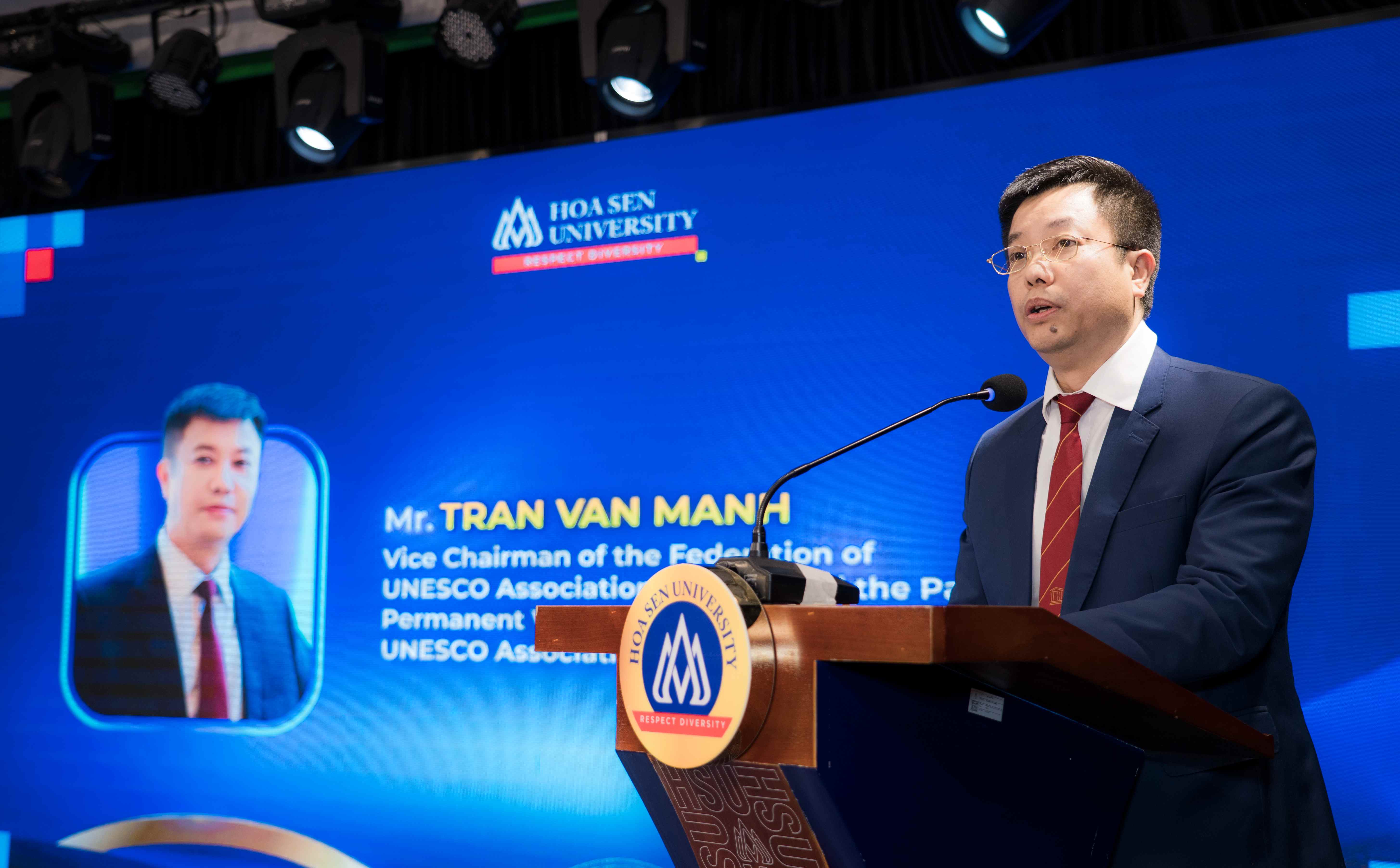 Liên hiệp các Hội UNESCO Thế giới vinh danh Đại học Hoa Sen