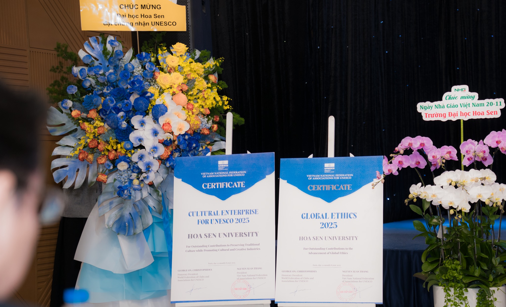 Liên hiệp các Hội UNESCO Thế giới vinh danh Đại học Hoa Sen