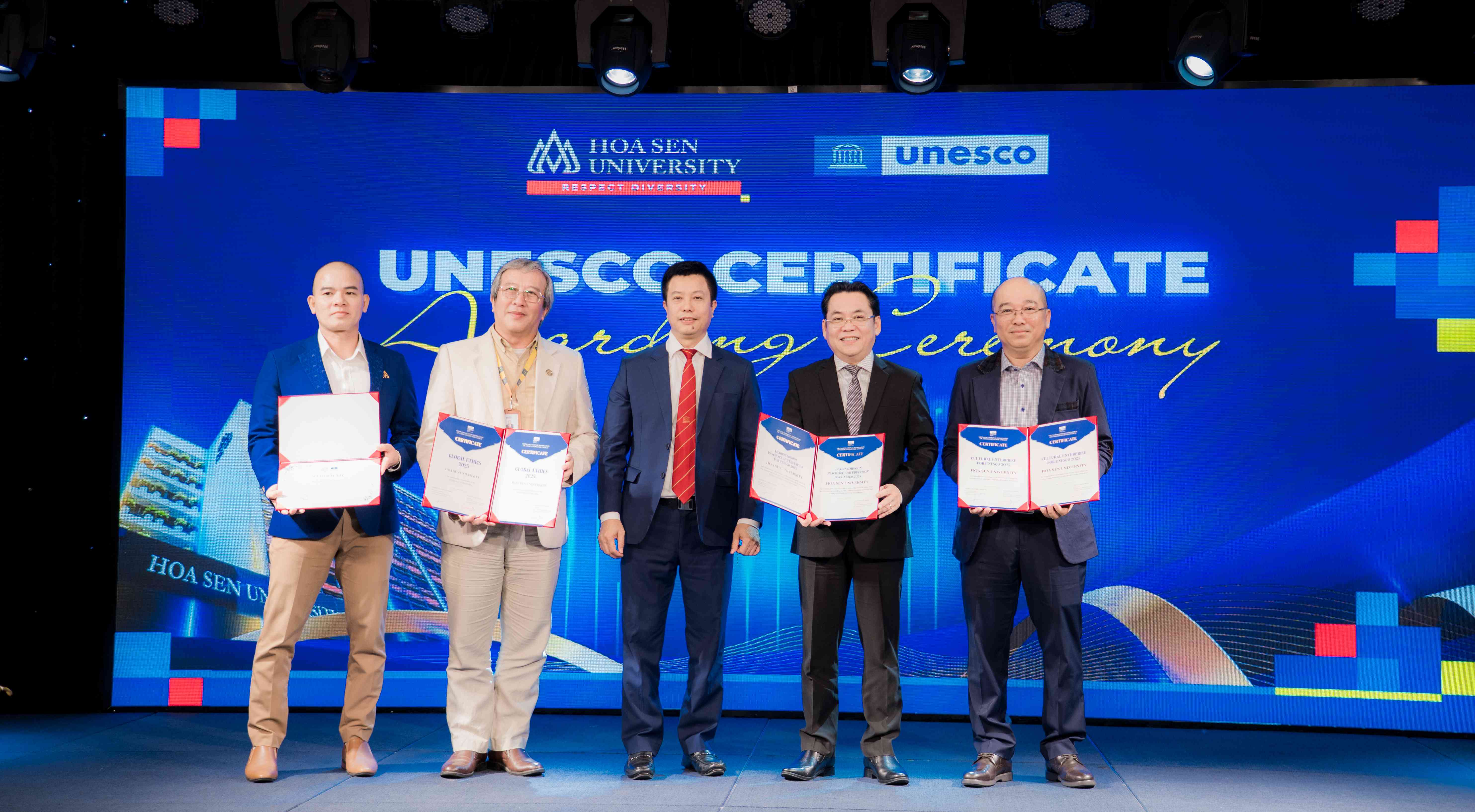 Liên hiệp các Hội UNESCO Thế giới vinh danh Đại học Hoa Sen