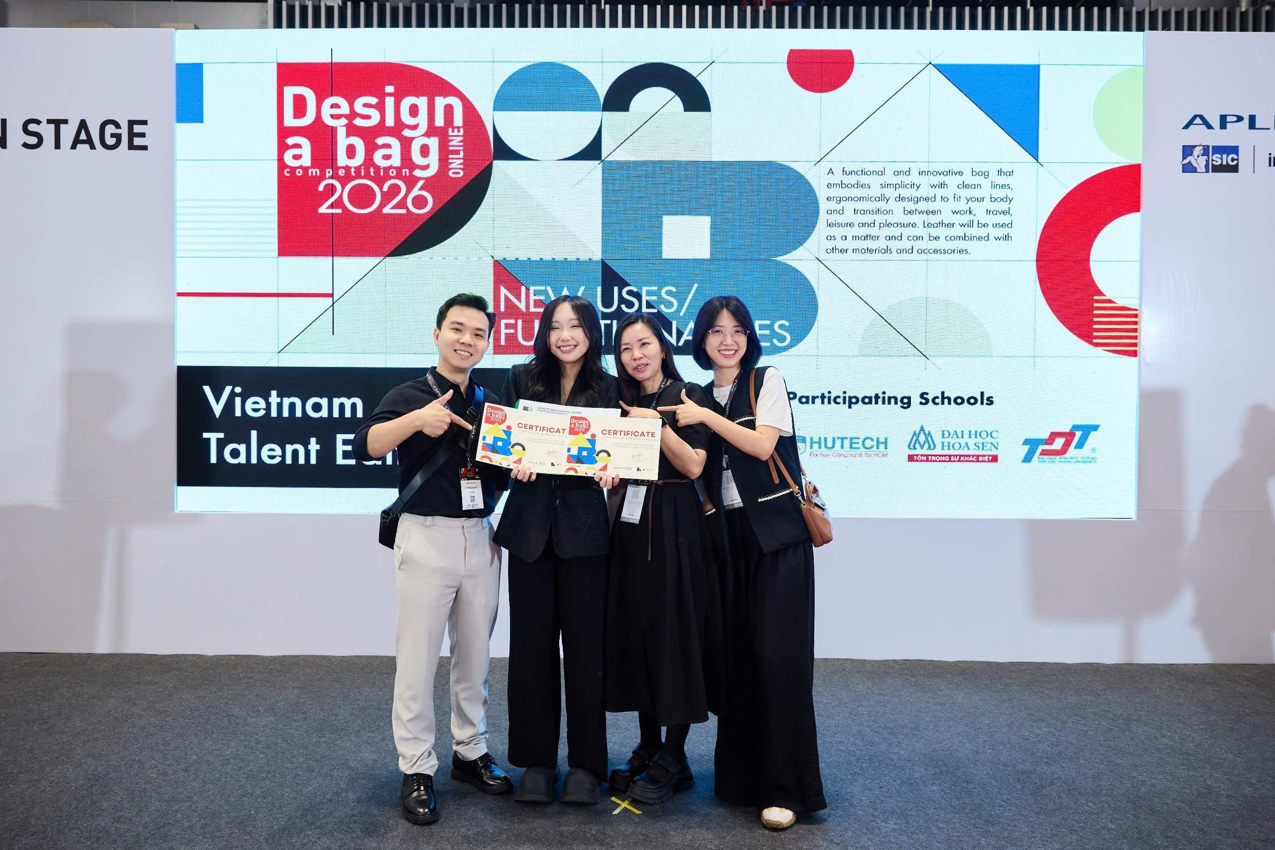 Giải Nhất “The Design-A-Bag Vietnam Talent Edition 2026” gọi tên sinh viên Thiết kế Thời trang HSU