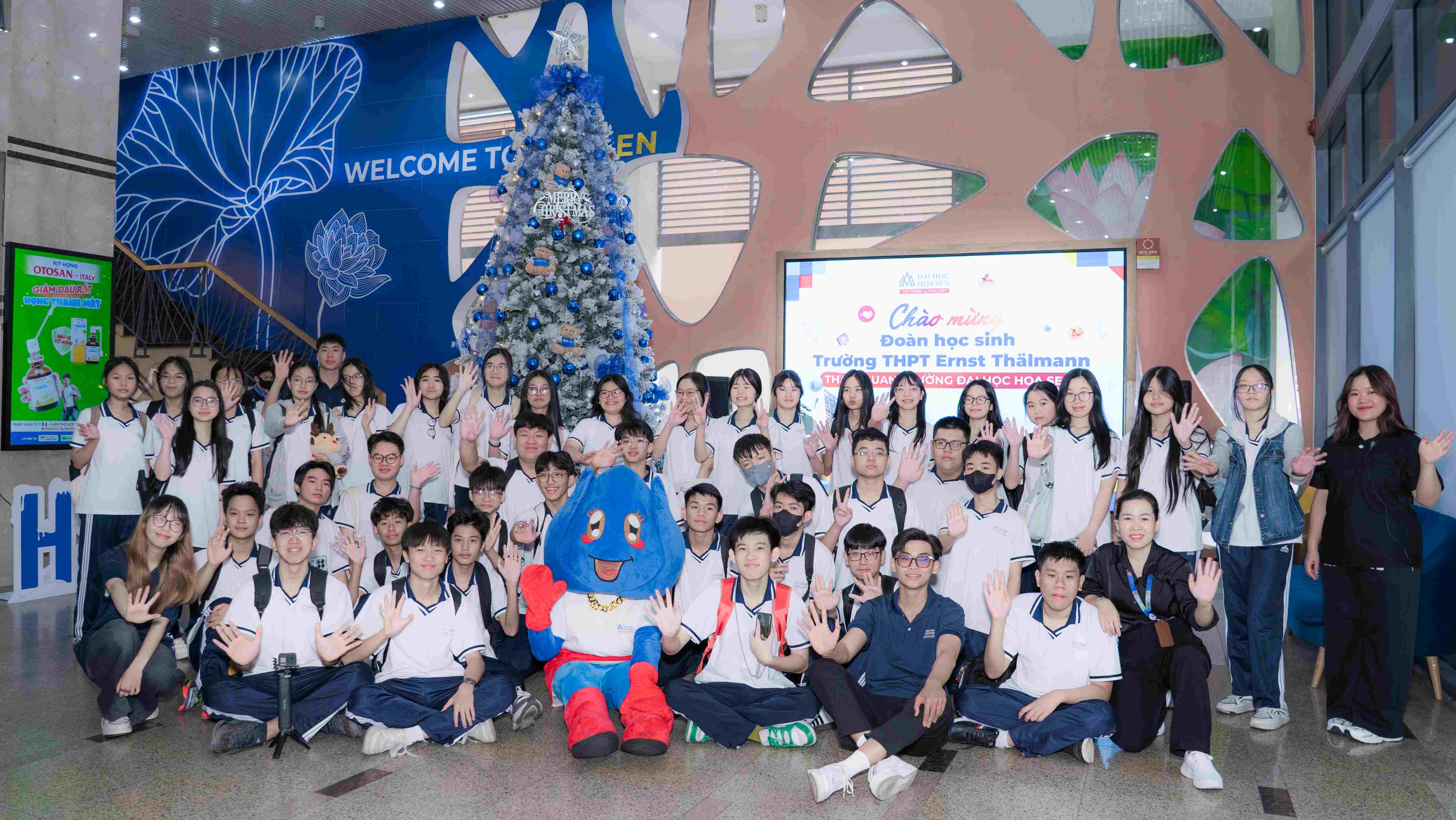 Học sinh THPT Ten Lơ Man trải nghiệm Đại học Hoa Sen – Bước đầu định hướng tương lai