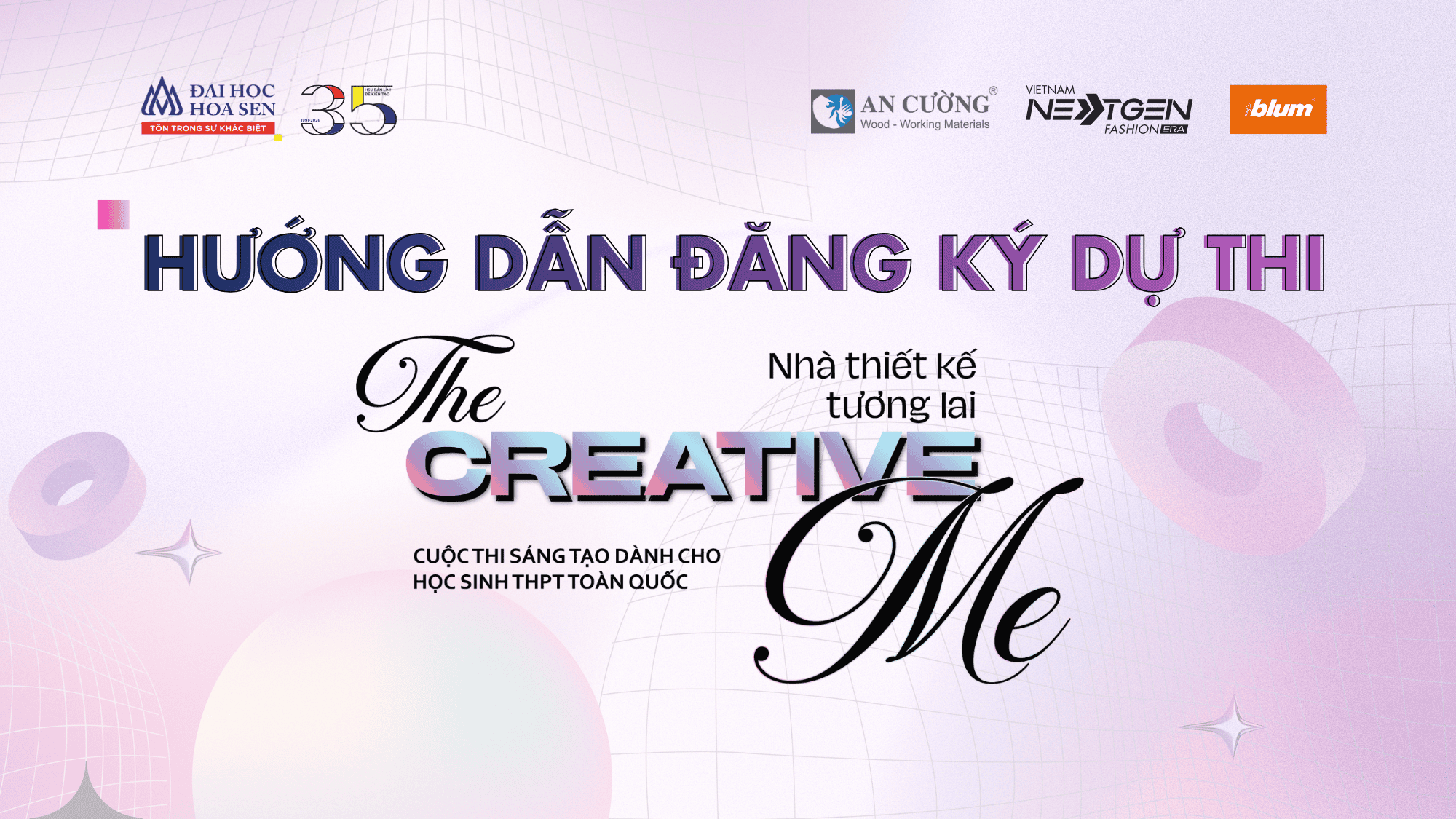 Hướng dẫn đăng ký dự thi “Nhà Thiết Kế Tương Lai 2026” – Trường Đại học Hoa Sen