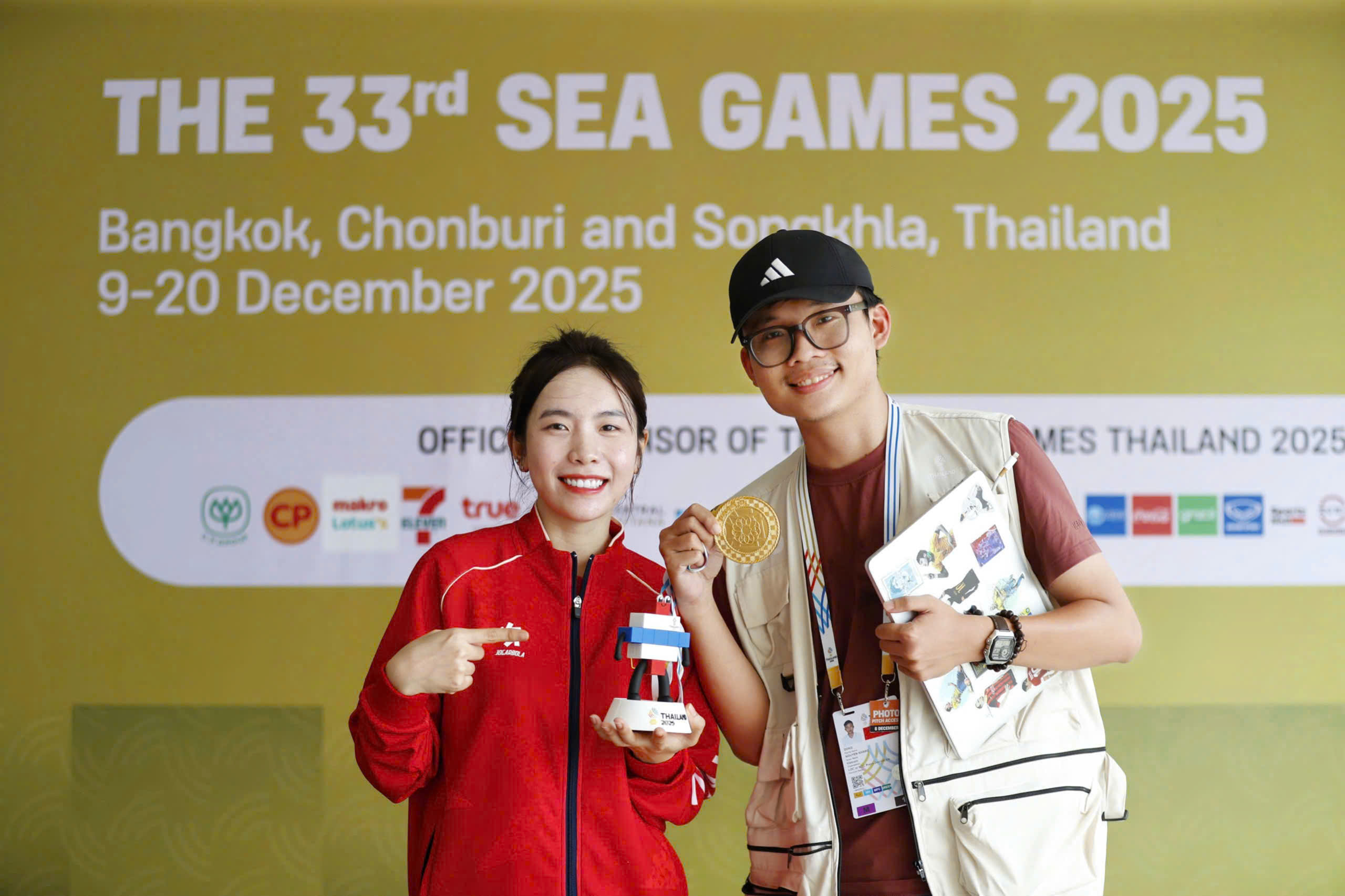 Sinh viên HSU giành huy chương vàng SEA Games 33 - Nữ xạ thủ Lê Thị Mộng Tuyền