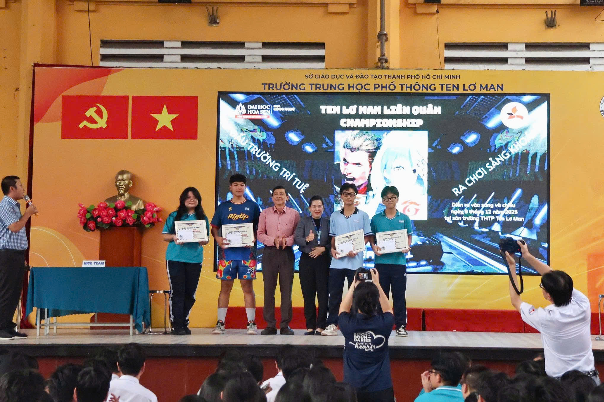 Giải Liên Quân Championship Mùa 1 tại THPT Ten Lơ Man, HSU đồng hành tổ chức sân chơi eSports học đường