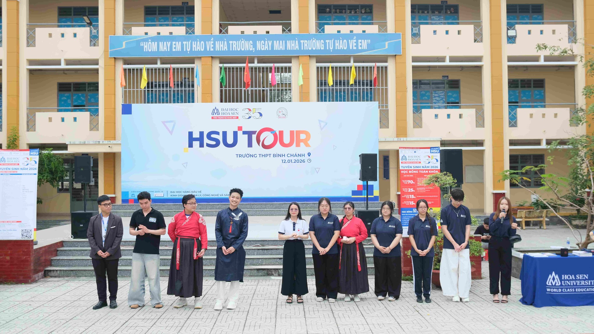 [HSU Tour] THPT Bình Chánh mở lối chọn ngành bằng sân chơi khám phá năng lực