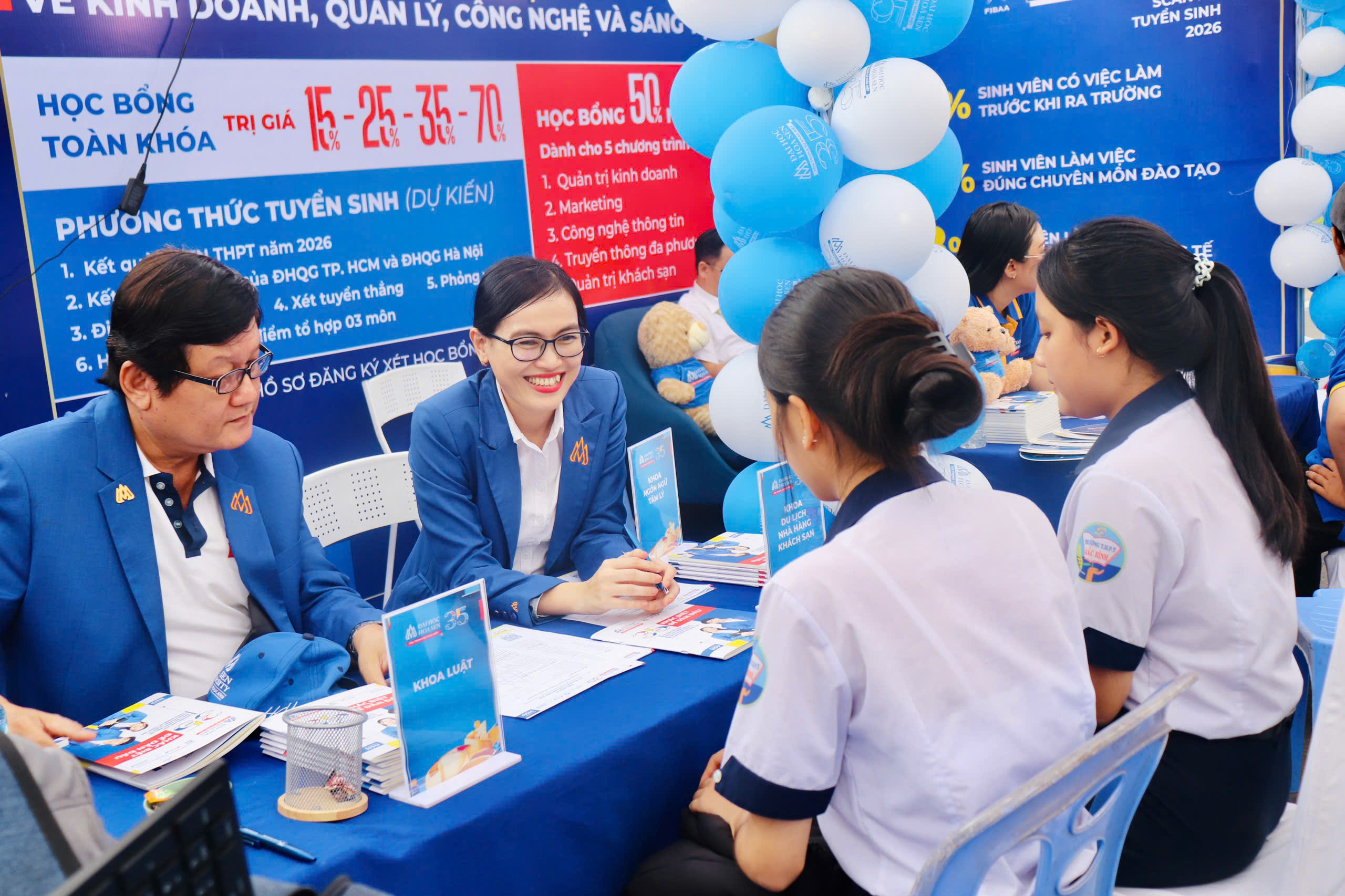 Trường Đại học Hoa Sen tiếp tục tuyển khối C00 đối với 37 chương trình đào tạo năm 2026