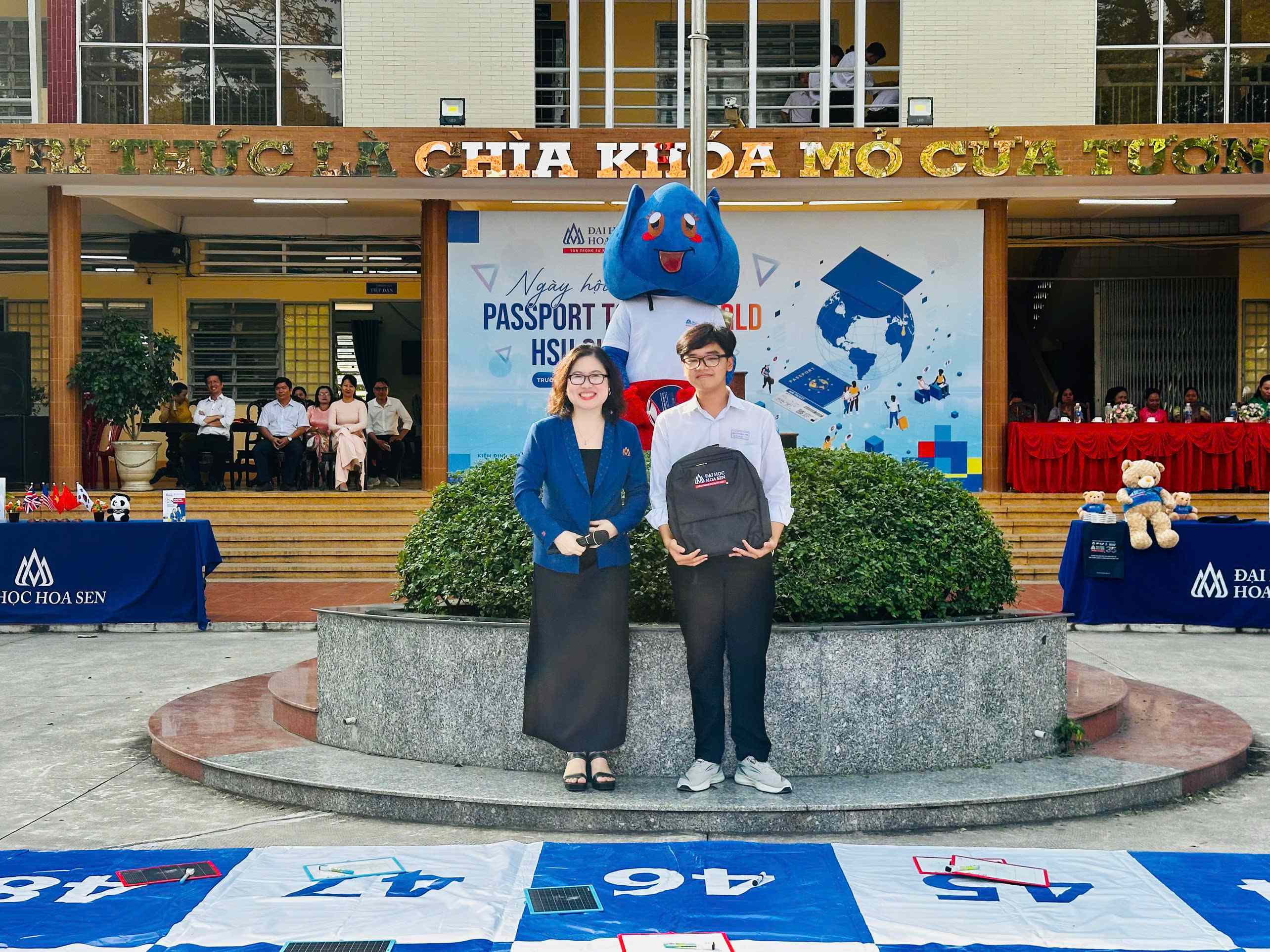 HSU: Rung Chuông Vàng tạo không khí học tập chủ động tại THPT Nguyễn Hữu Thọ