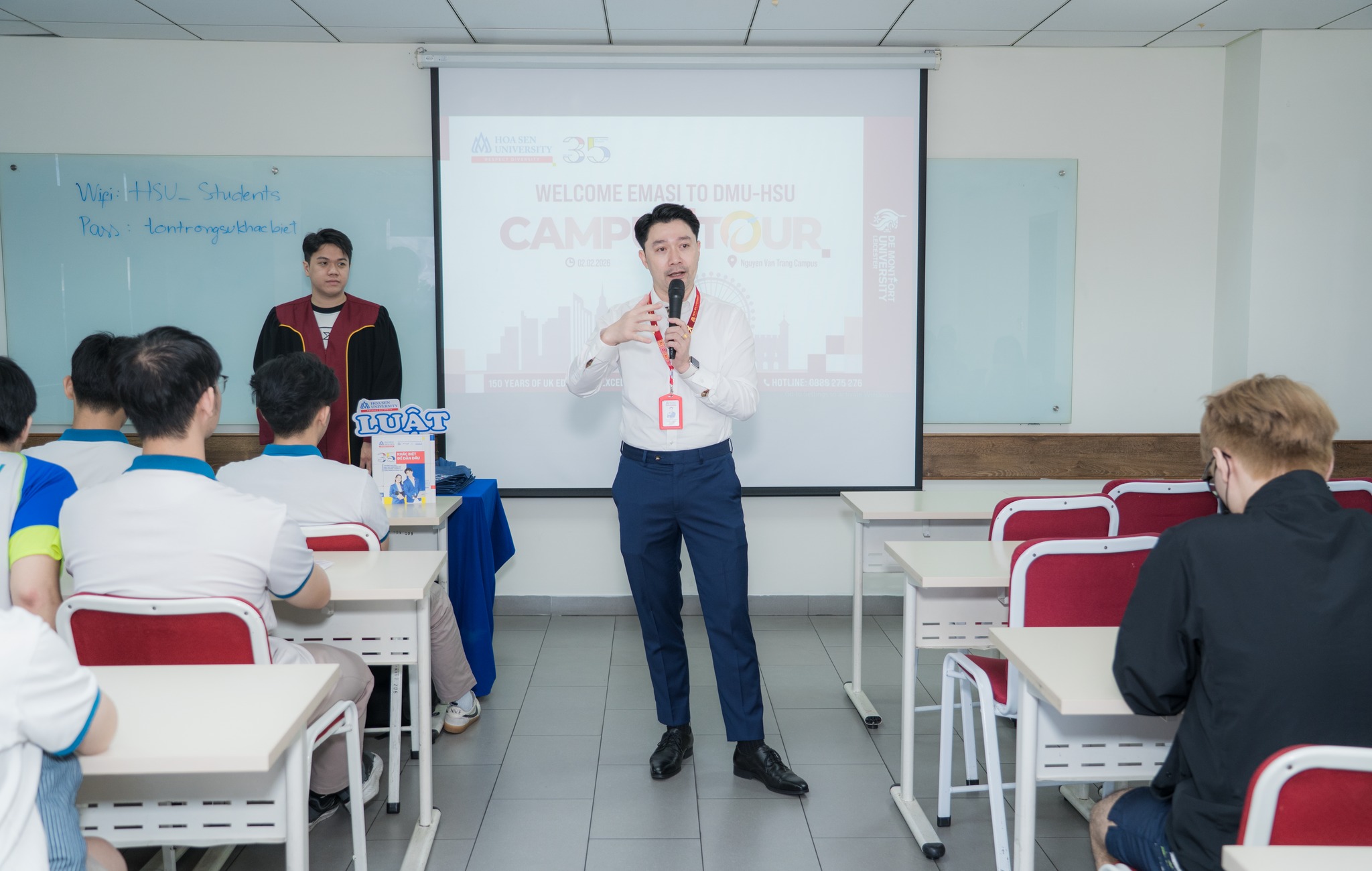 Học sinh EMASI khám phá môi trường đại học và lộ trình đào tạo quốc tế tại Đại học Hoa Sen