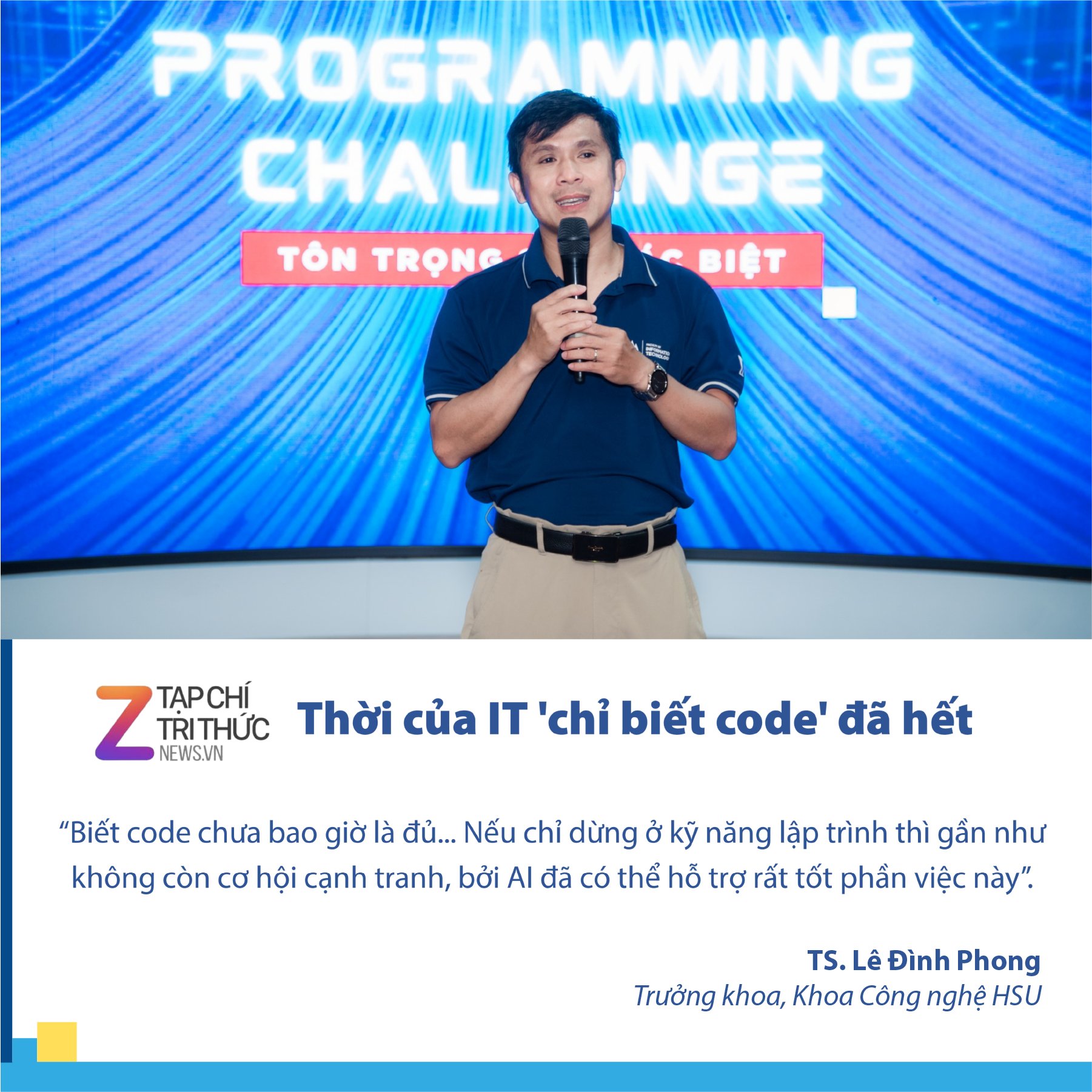 Ngành Công nghệ thông tin thời AI: Nếu chỉ biết code, bạn có đang tụt lại?