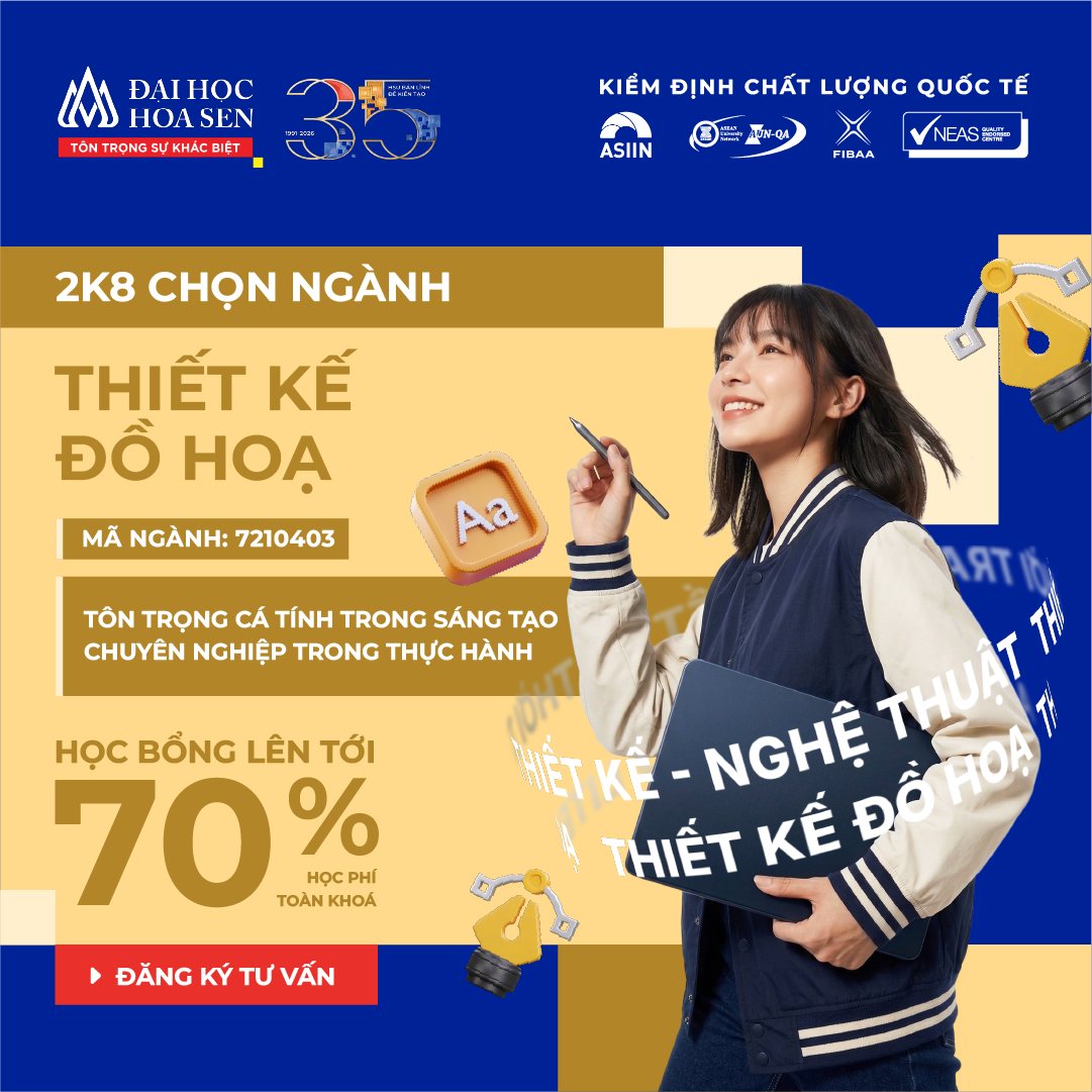 Học thiết kế đồ họa có thất nghiệp không? Khám phá cùng HSU 2026