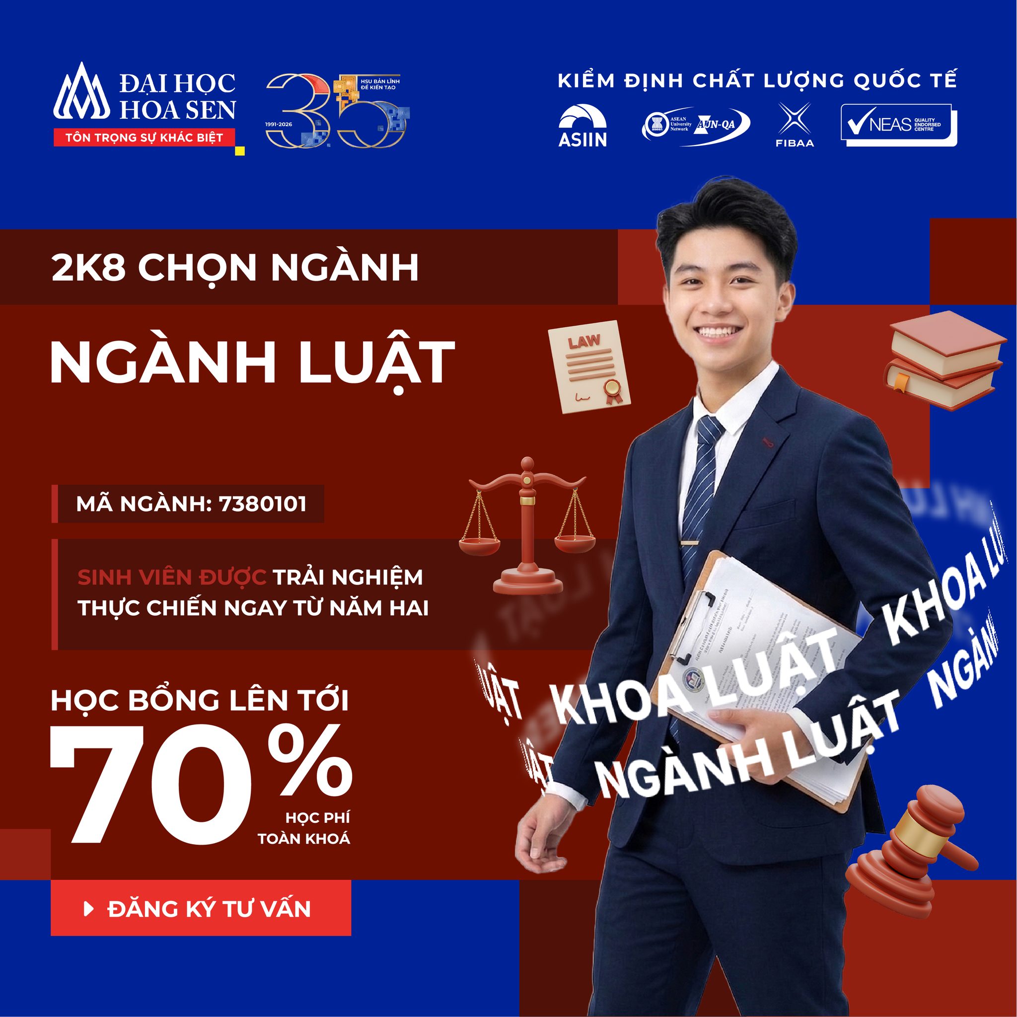 Ngành Luật tại HSU có gì nổi bật? Review chương trình học và cơ hội việc làm