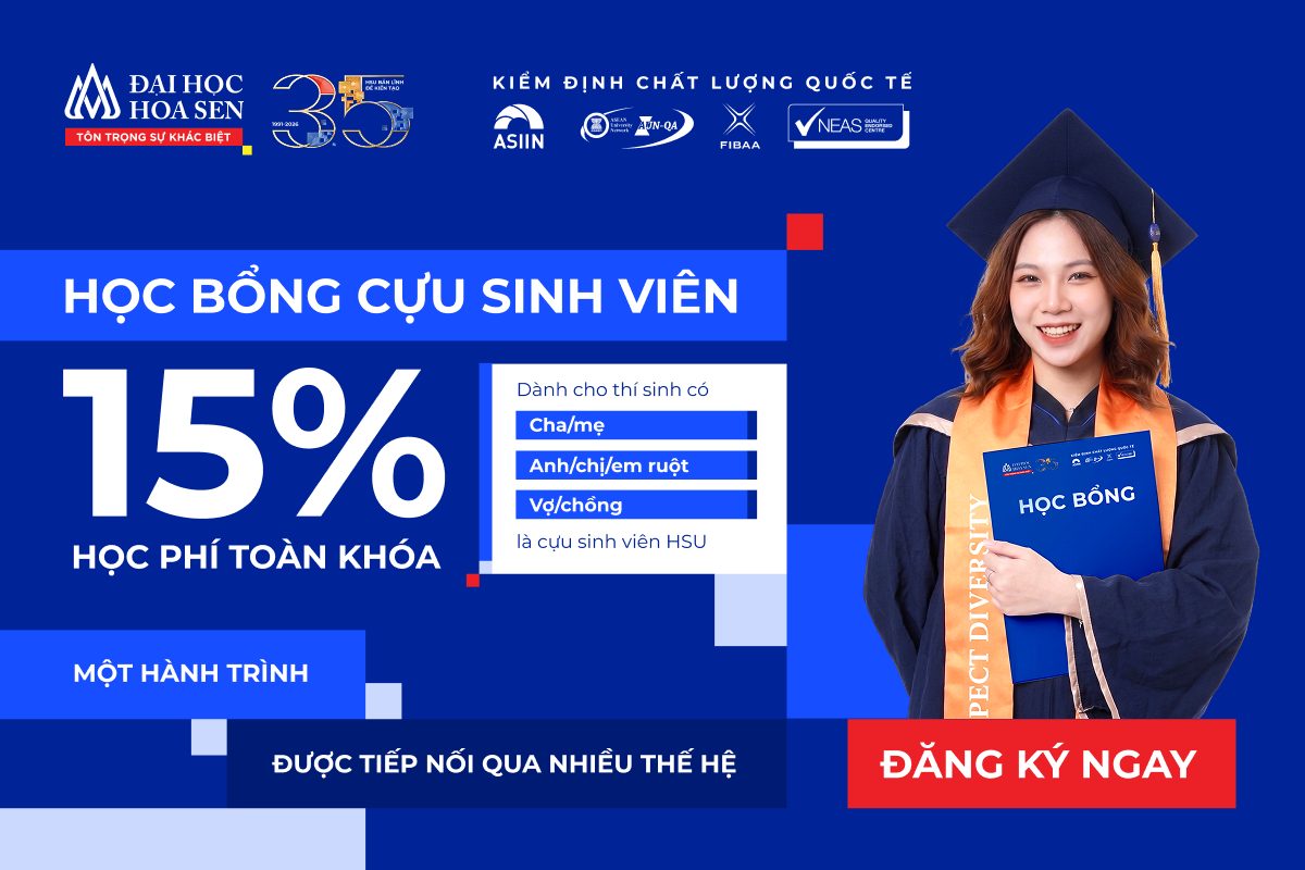 Học bổng cựu sinh viên HSU: Sự tiếp nối của niềm tin và trải nghiệm giáo dục
