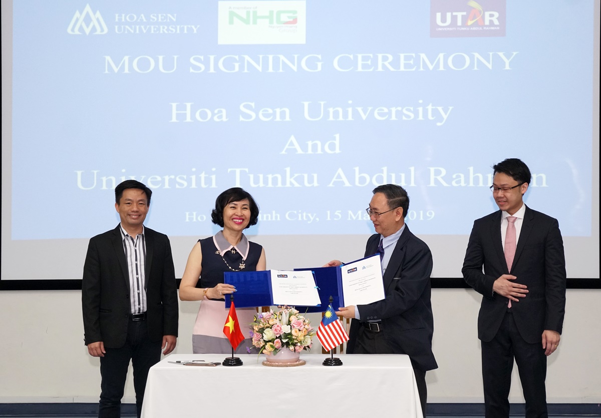 Trường Đại học Hoa Sen ký kết hợp tác với UTAR, Malaysia