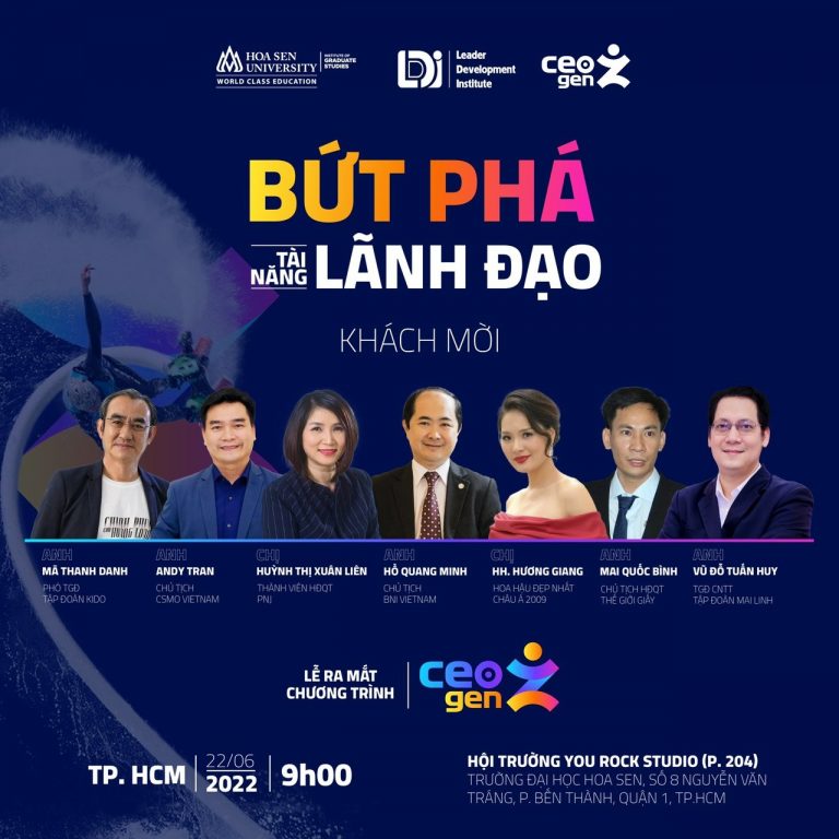 Doi ngu CEO chuong trinh CEO Gen Z