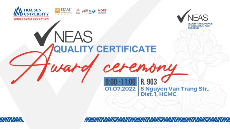 HSU dat chung nhan NEAS