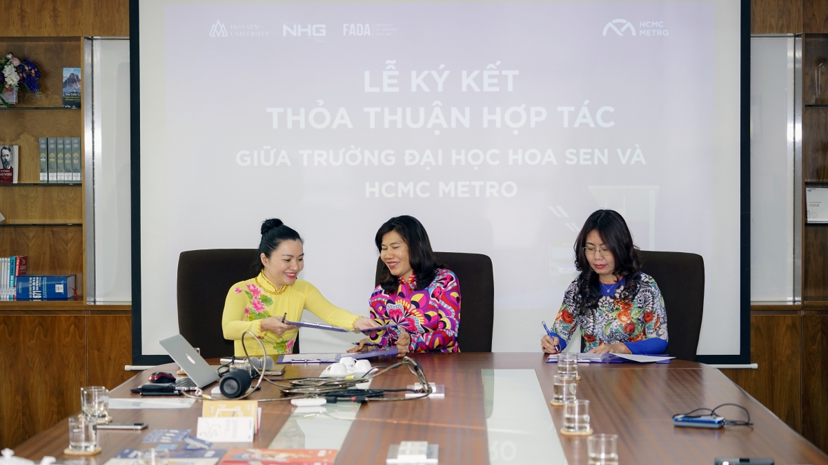 Looking back at the graduation project of HCMC Metro brand identity design of HSU students