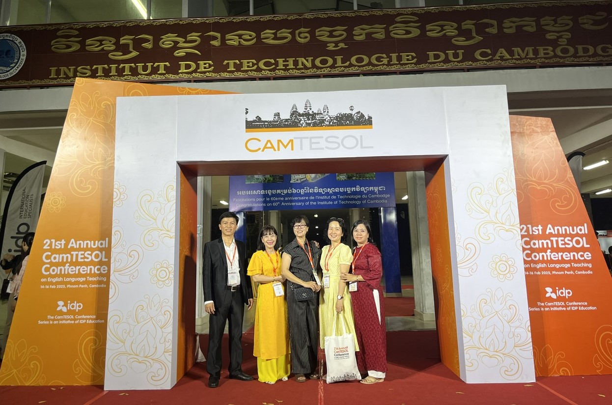 Giảng viên Trường Đại học Hoa Sen tham gia Hội thảo CamTESOL 2025
