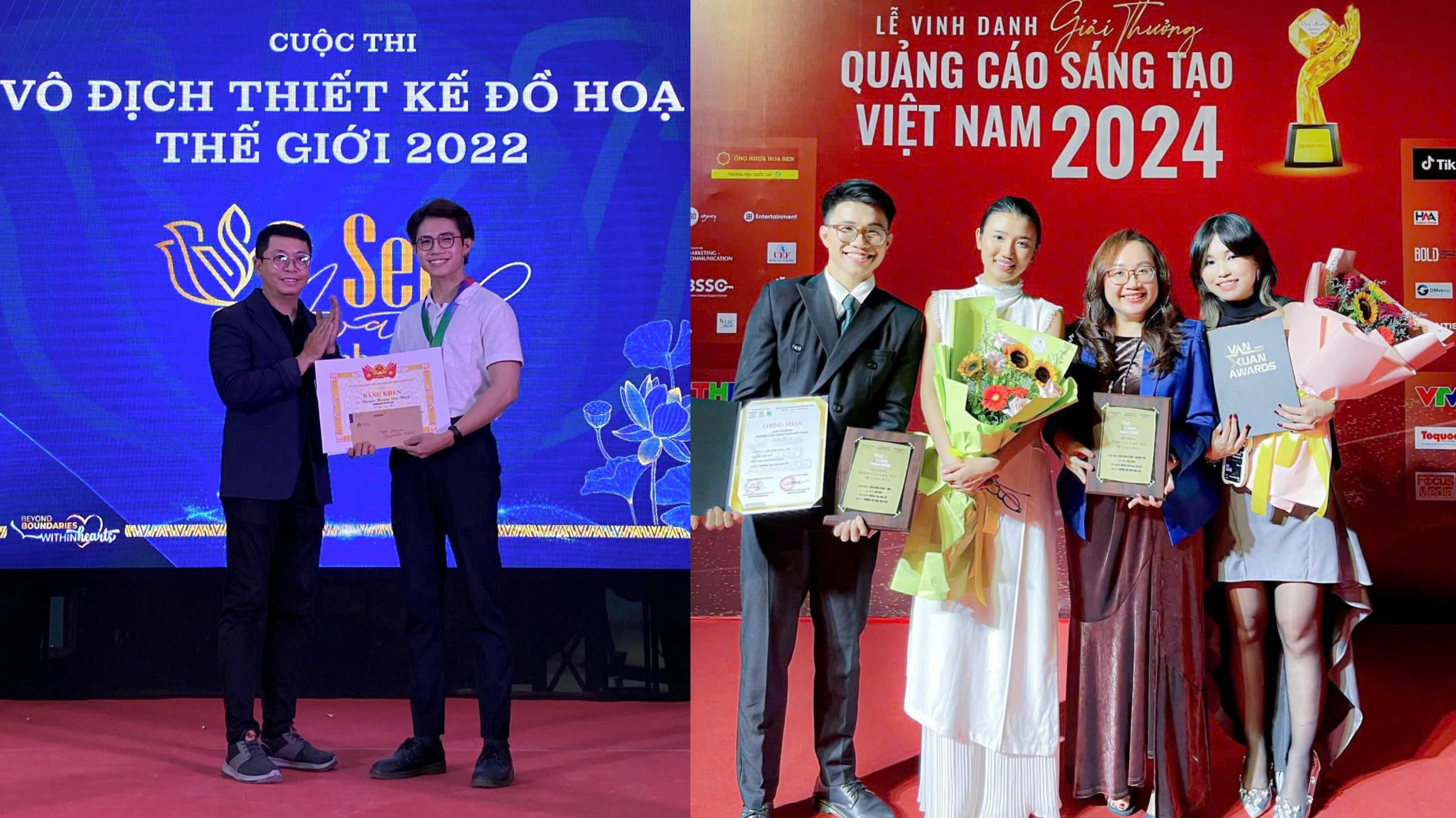 Thịnh đã gặt hái nhiều giải thưởng lớn trong lĩnh vực thiết kế đồ họa