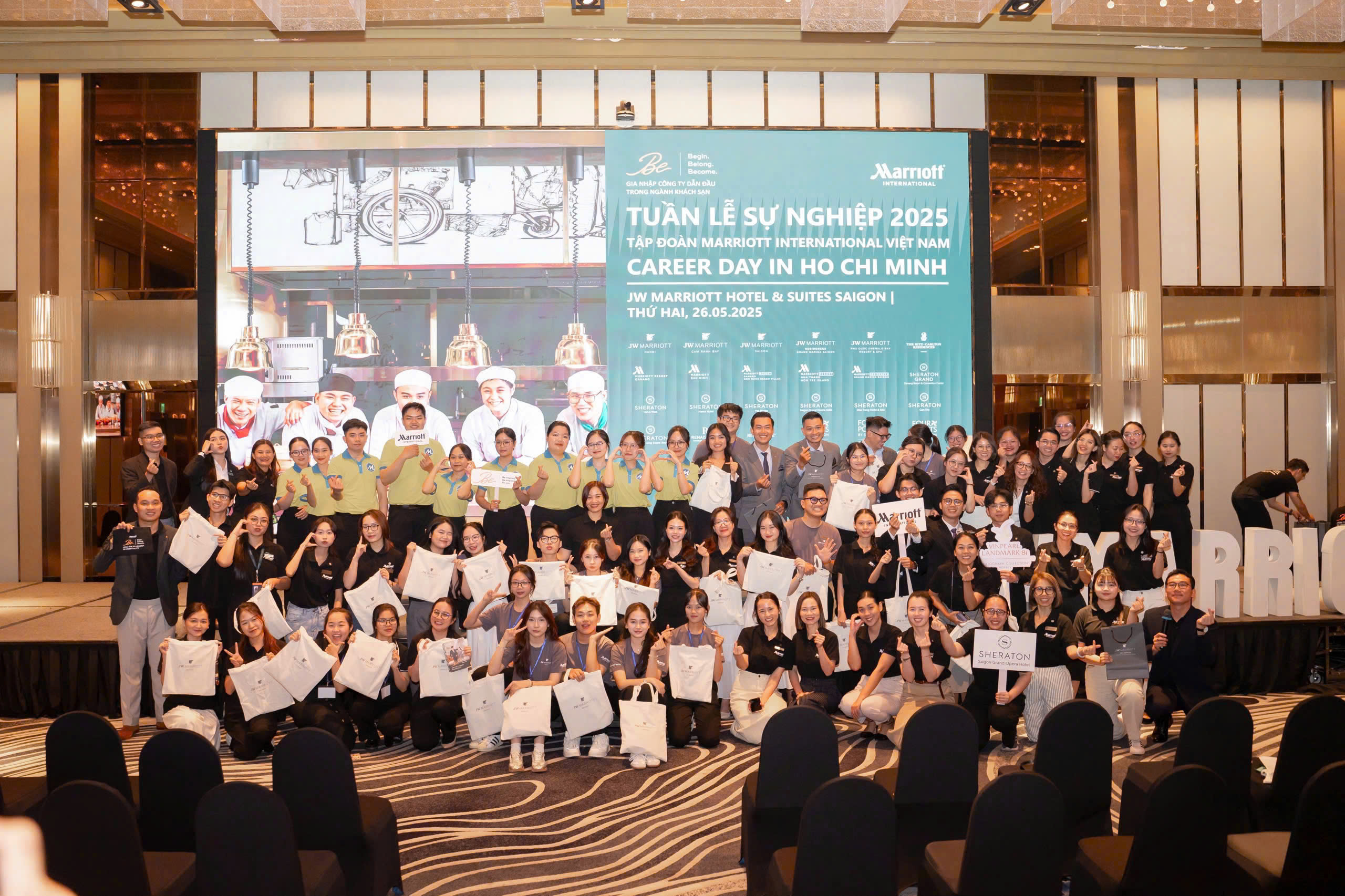 Tú Uyên hỗ trợ “chạy” sự kiện Tuần lễ sự nghiệp 2025 của tập đoàn Marriott Việt Nam