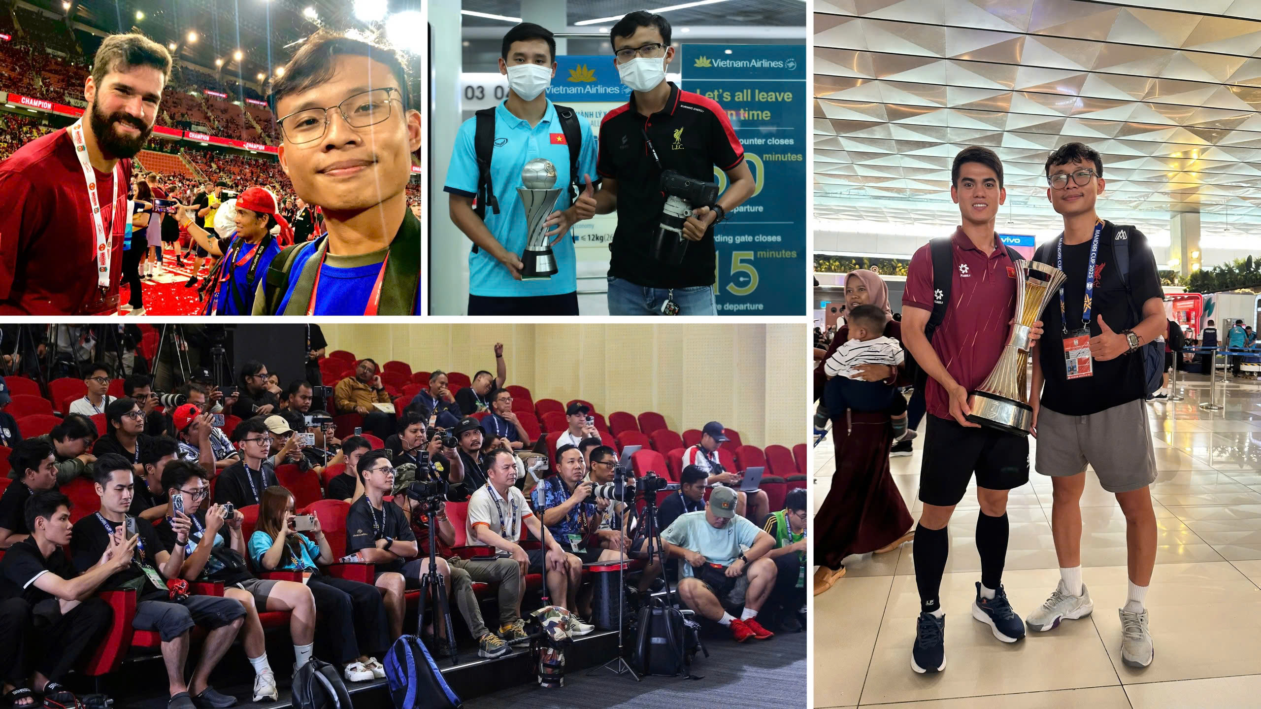 Nguyên Khang từng tác nghiệp ở hàng loạt sự kiện thể thao lớn trong nước và quốc tế