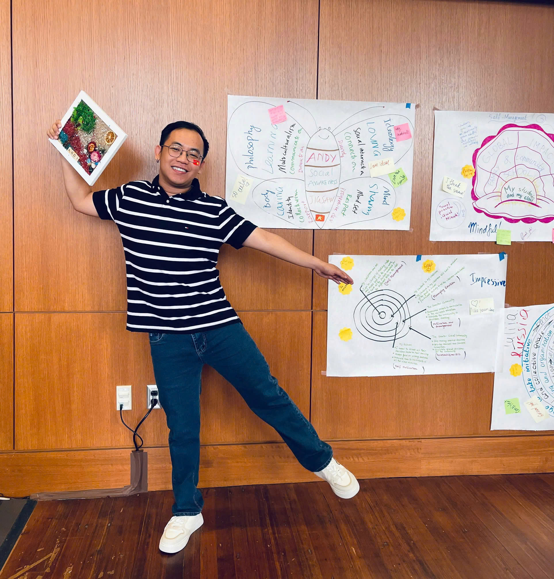 Với thầy Trí, chuyến trải nghiệm tại Mỹ là “hành trình vừa chuyên môn, vừa con người”.