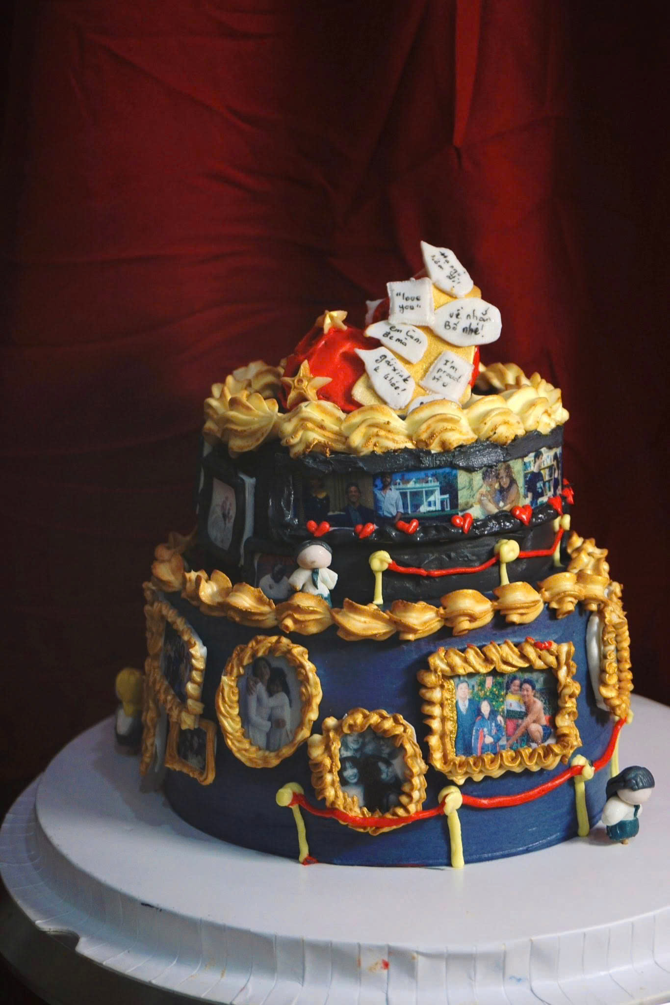 Chiếc bánh giúp Hạ nhận được Huy chương “Ý tưởng bánh hay nhất” tại Cake Fest