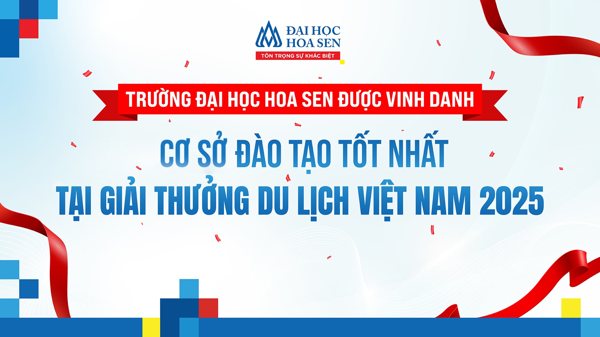 Đại học Hoa Sen là “Cơ sở đào tạo du lịch tốt nhất” tại Giải thưởng Du lịch Việt Nam 2025