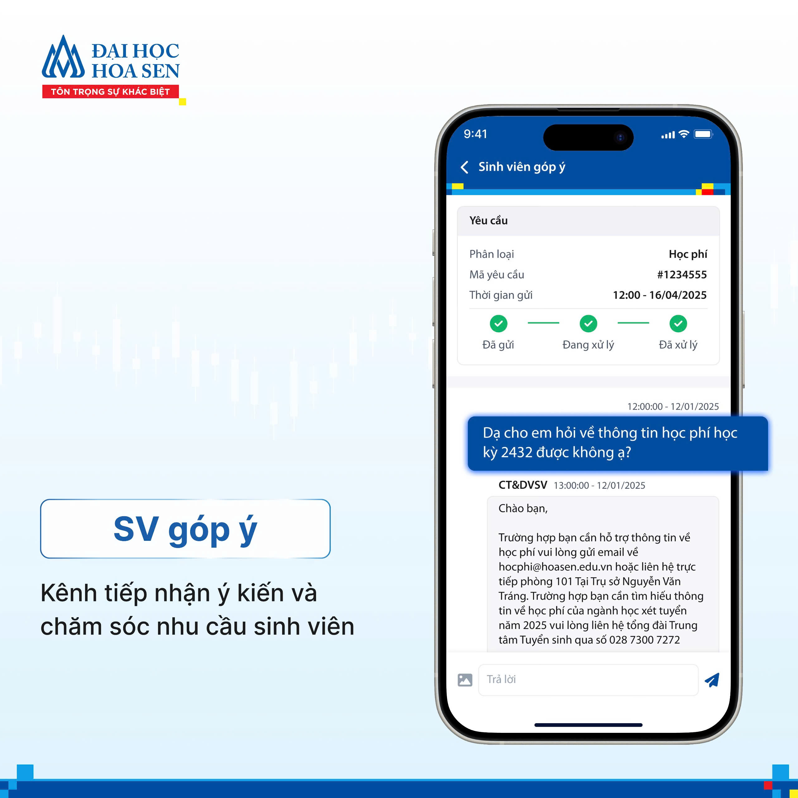 Hướng dẫn sử dụng app Hoa Sen