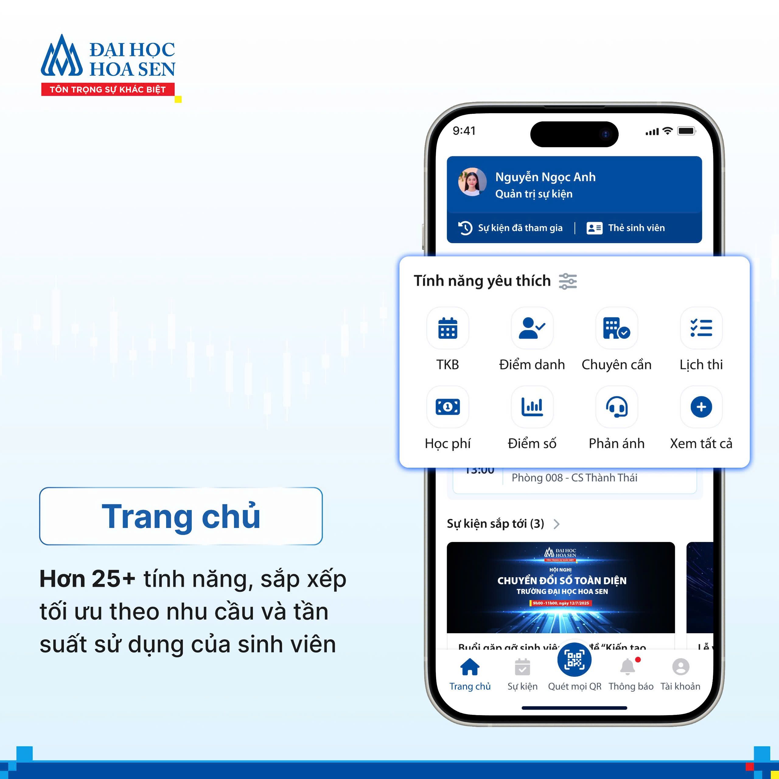 Hướng dẫn sử dụng app Hoa Sen