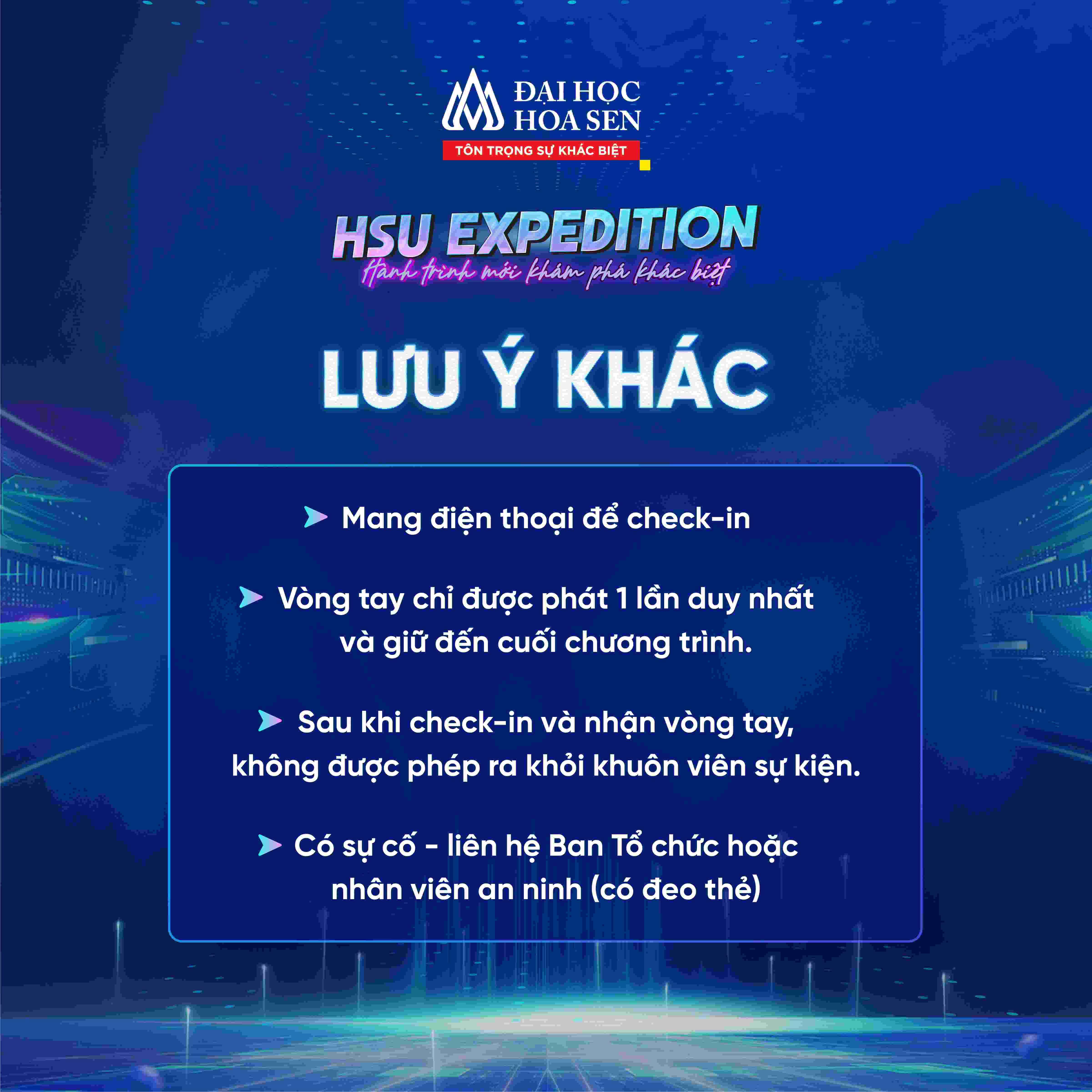 Sự kiện HSU Expedition 2025 - Chào đón Tân sinh viên K25 Đại học Hoa Sen