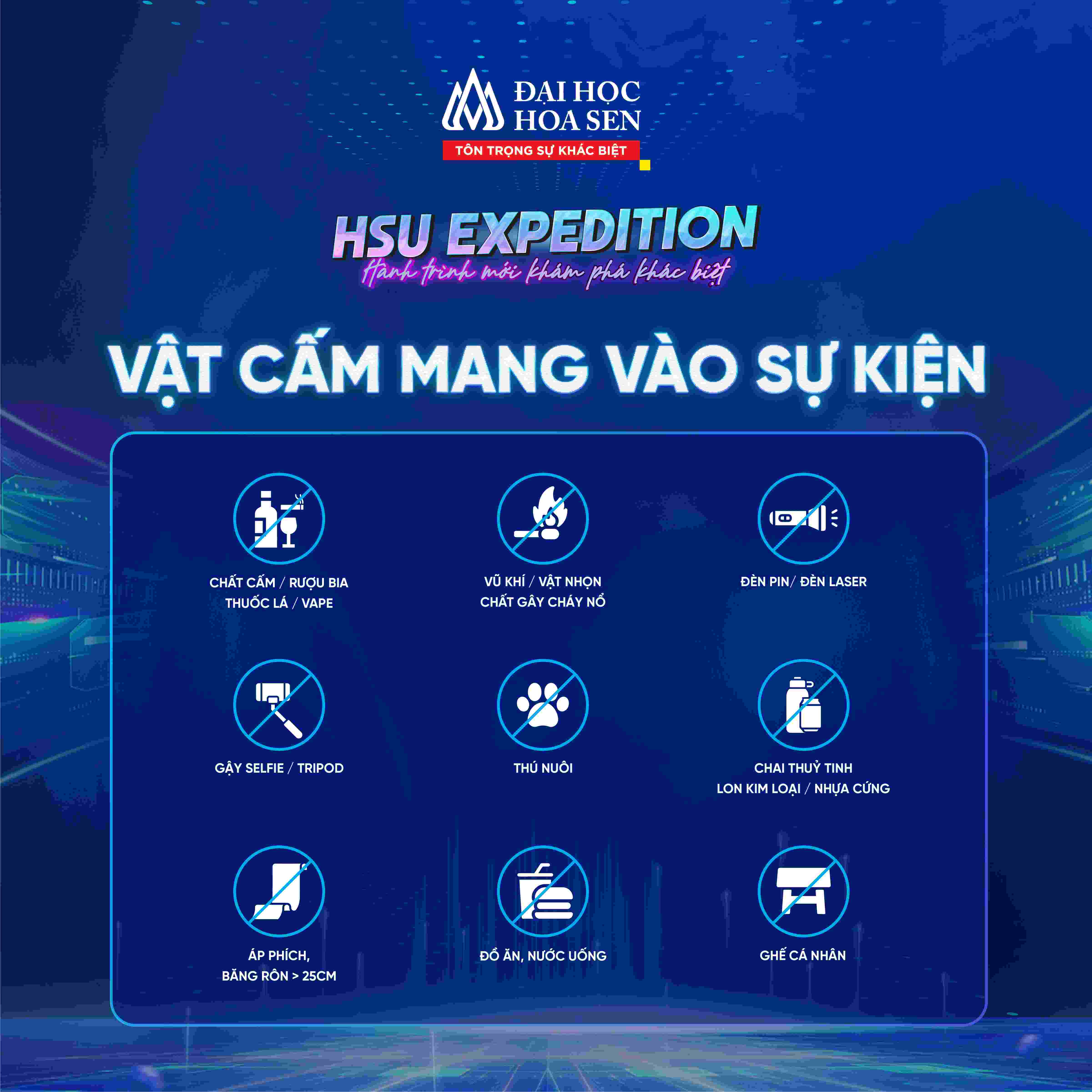 Sự kiện HSU Expedition 2025 - Chào đón Tân sinh viên K25 Đại học Hoa Sen