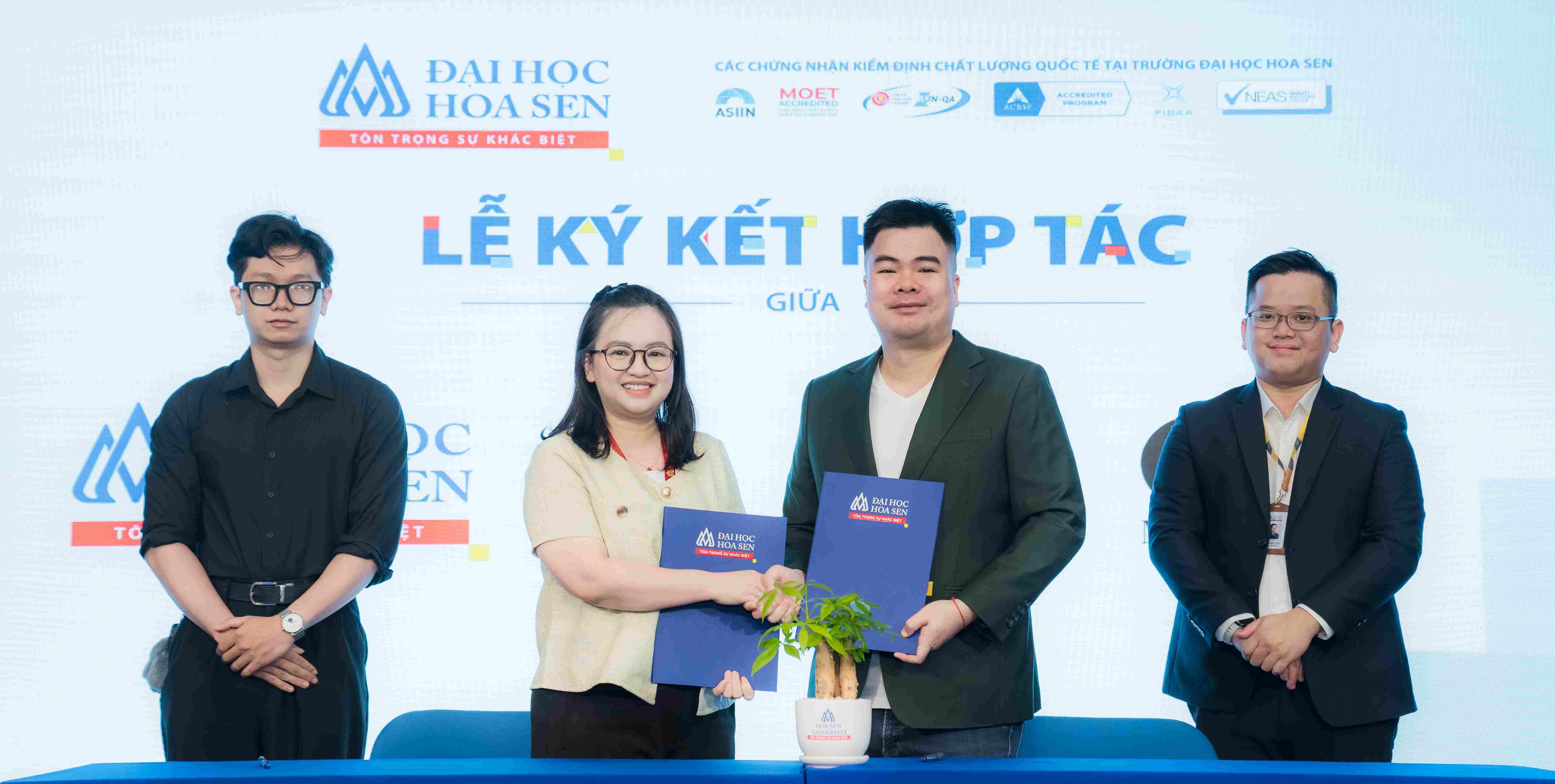 Lễ ký kết hợp tác giữa Đại học Hoa Sen và doanh nghiệp