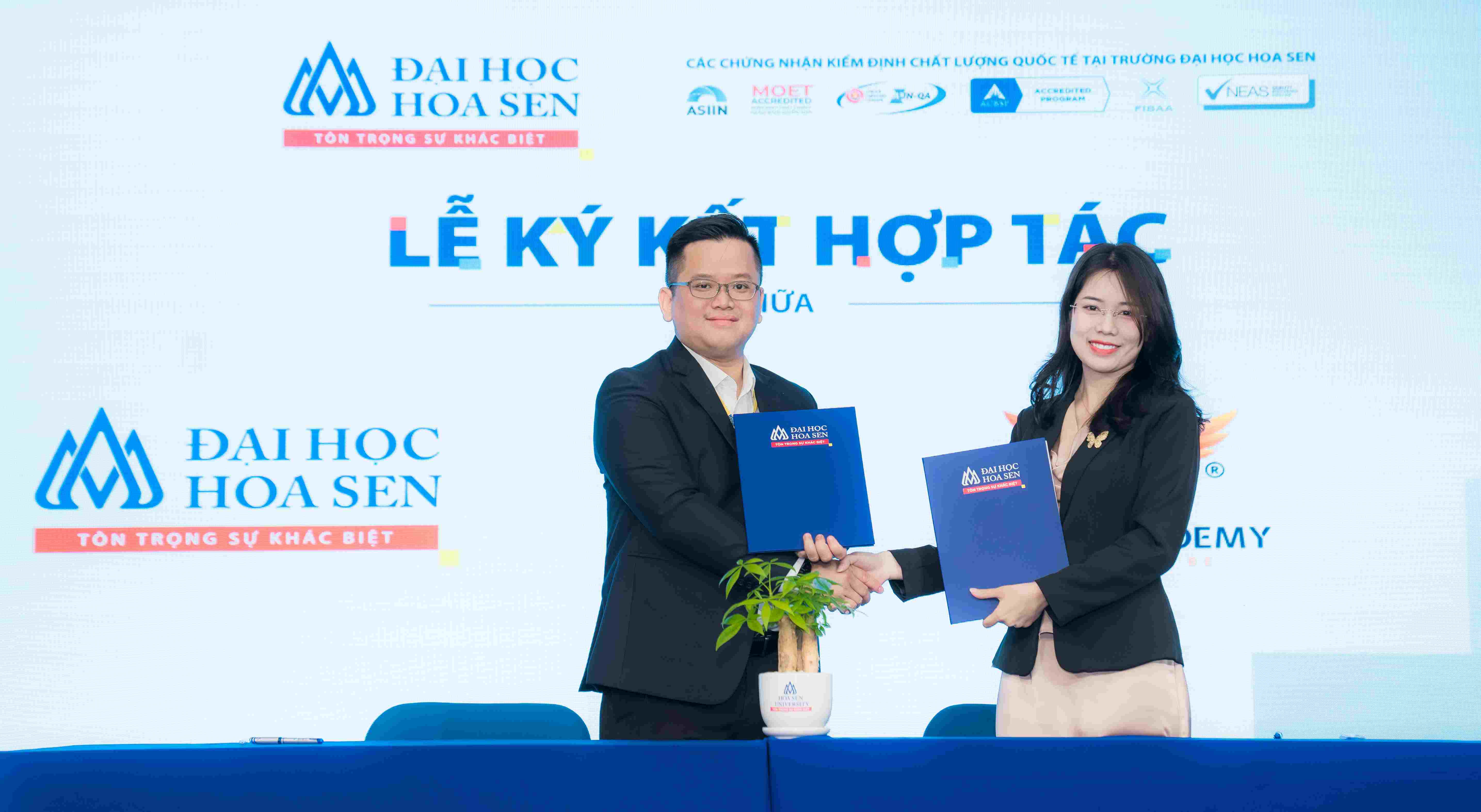 Lễ ký kết hợp tác giữa Đại học Hoa Sen và doanh nghiệp