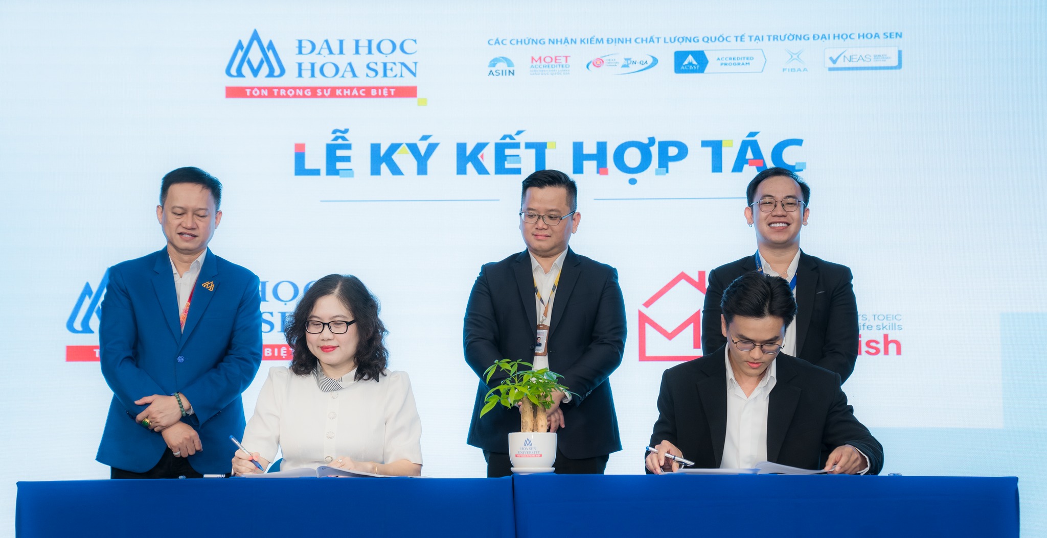 Lễ ký kết hợp tác giữa Đại học Hoa Sen và doanh nghiệp