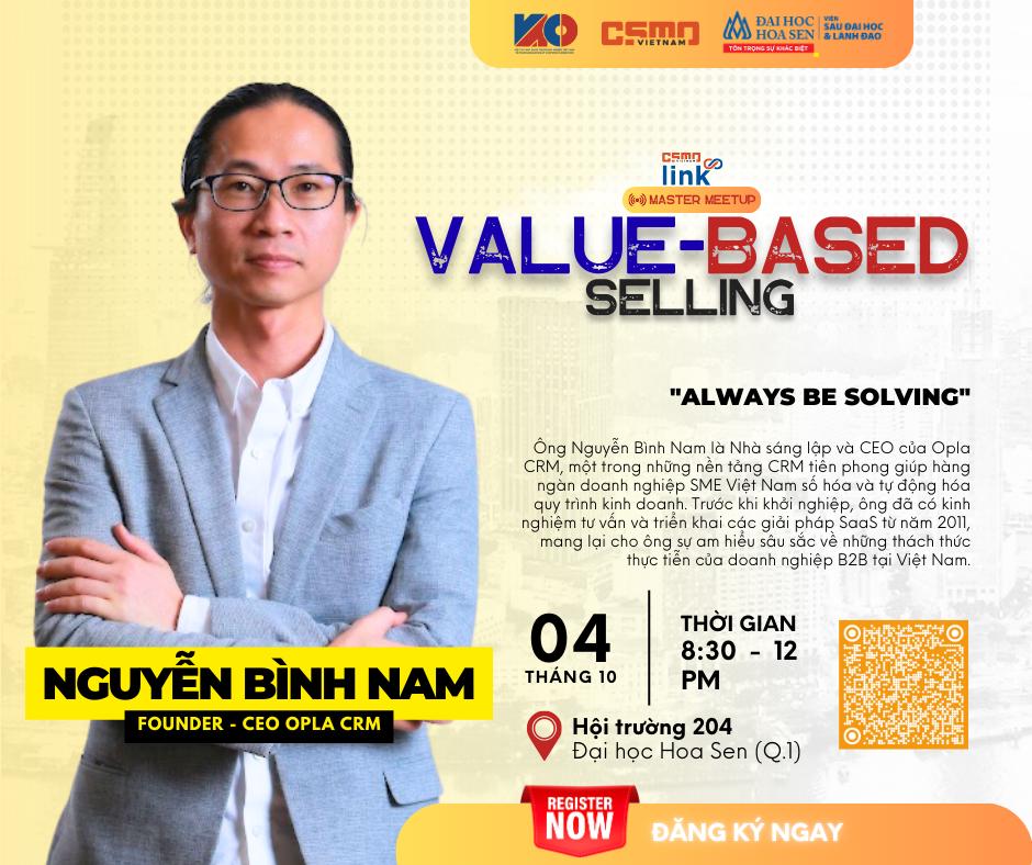 Master Meetup tập 21: Value-Based Selling