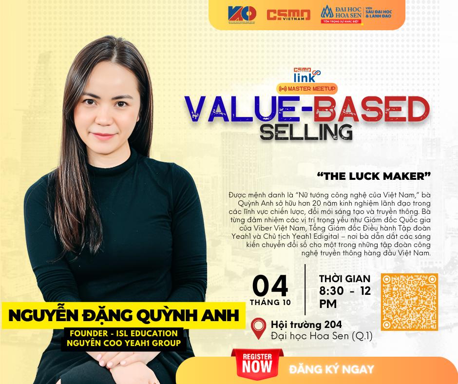 Master Meetup tập 21: Value-Based Selling