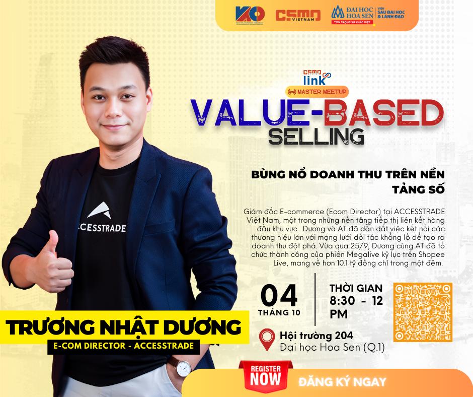 Master Meetup tập 21: Value-Based Selling