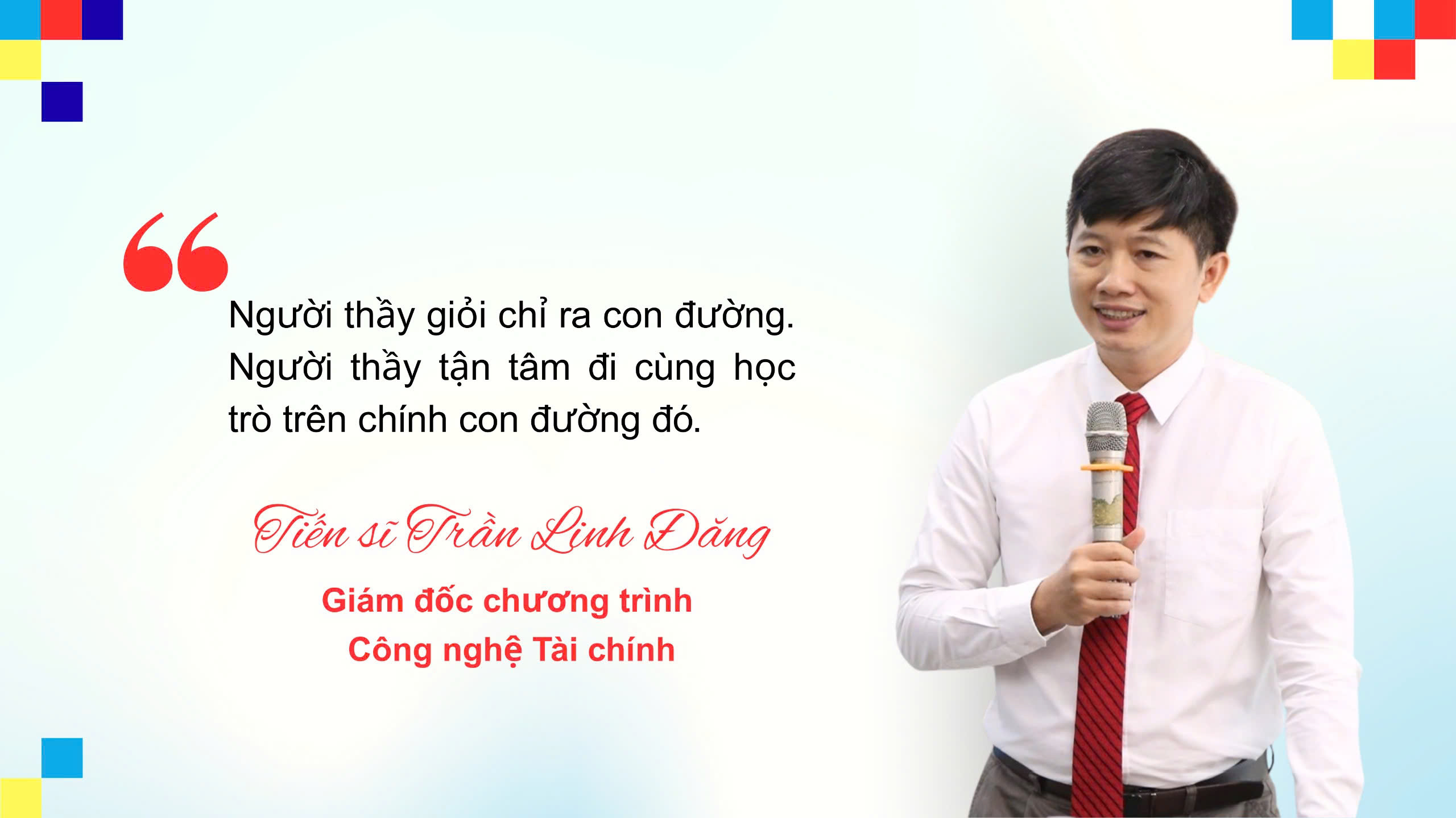 TS Trần Linh Đăng - Giám đốc Chương trình Công nghệ Tài chính