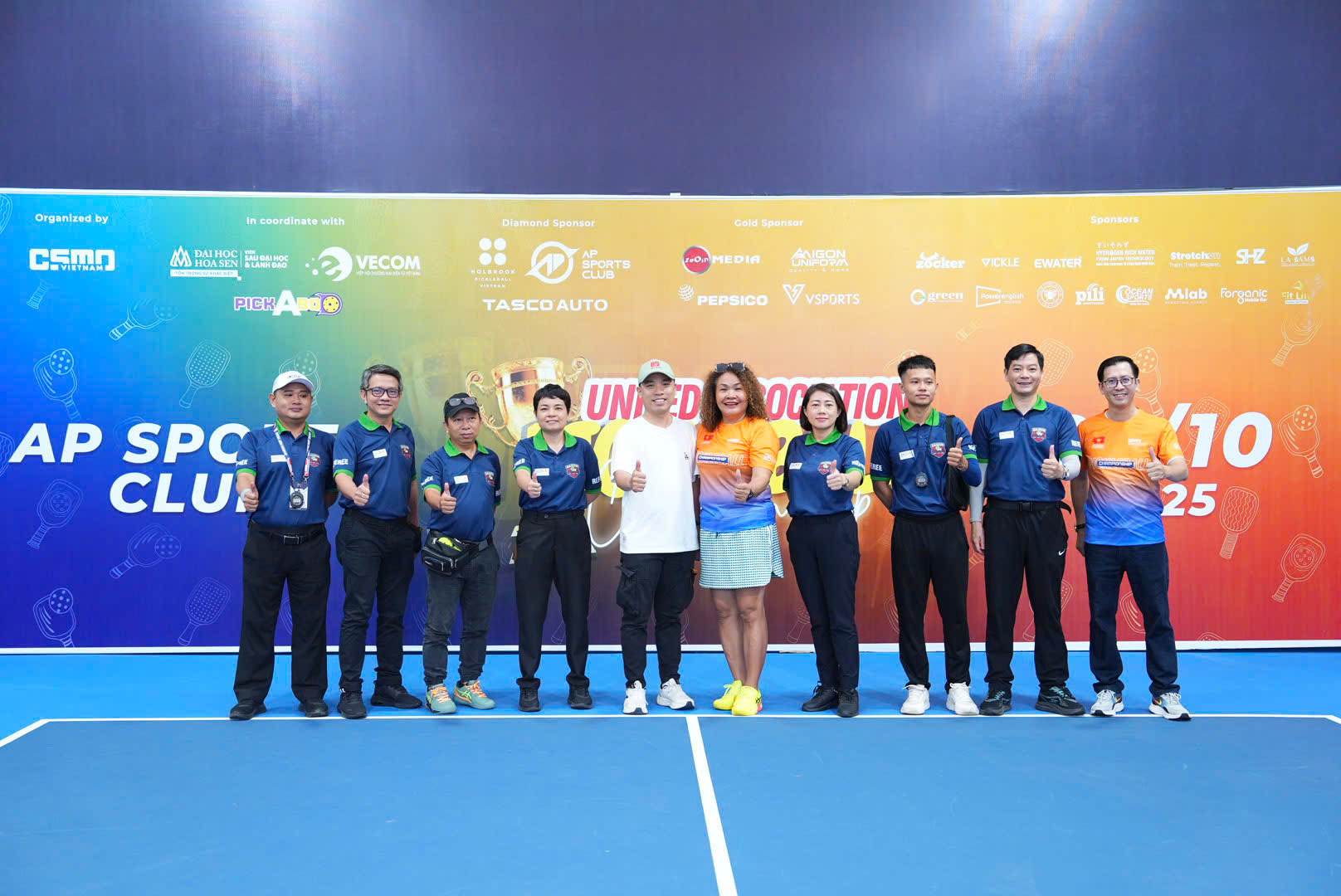 Viện Sau đại học & Lãnh đạo HSU tham gia Ngày hội Pickleball UAP 2025