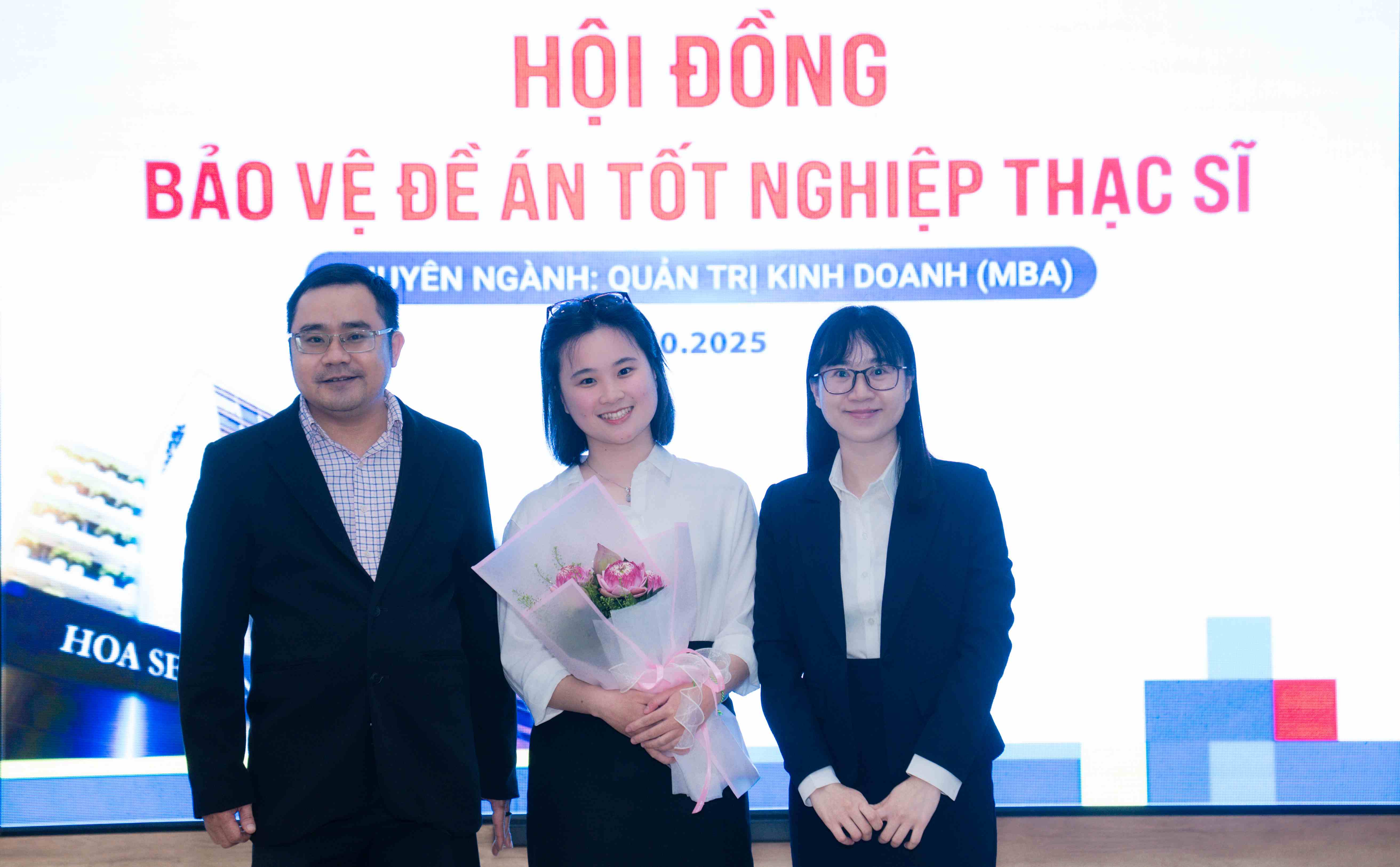 Học viên MBA Đại học Hoa Sen bảo vệ đề án tốt nghiệp Thạc sĩ